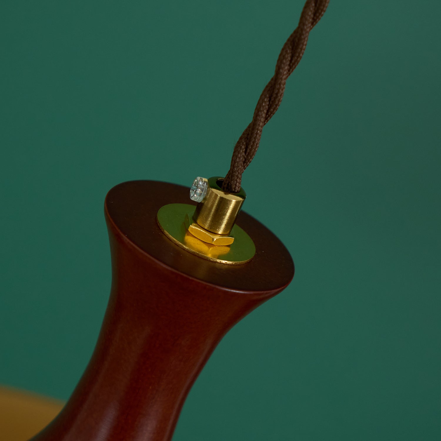 Pendelleuchte Glas Vintage Braun, Plug In Dimmbar Höhenverstellbar E27