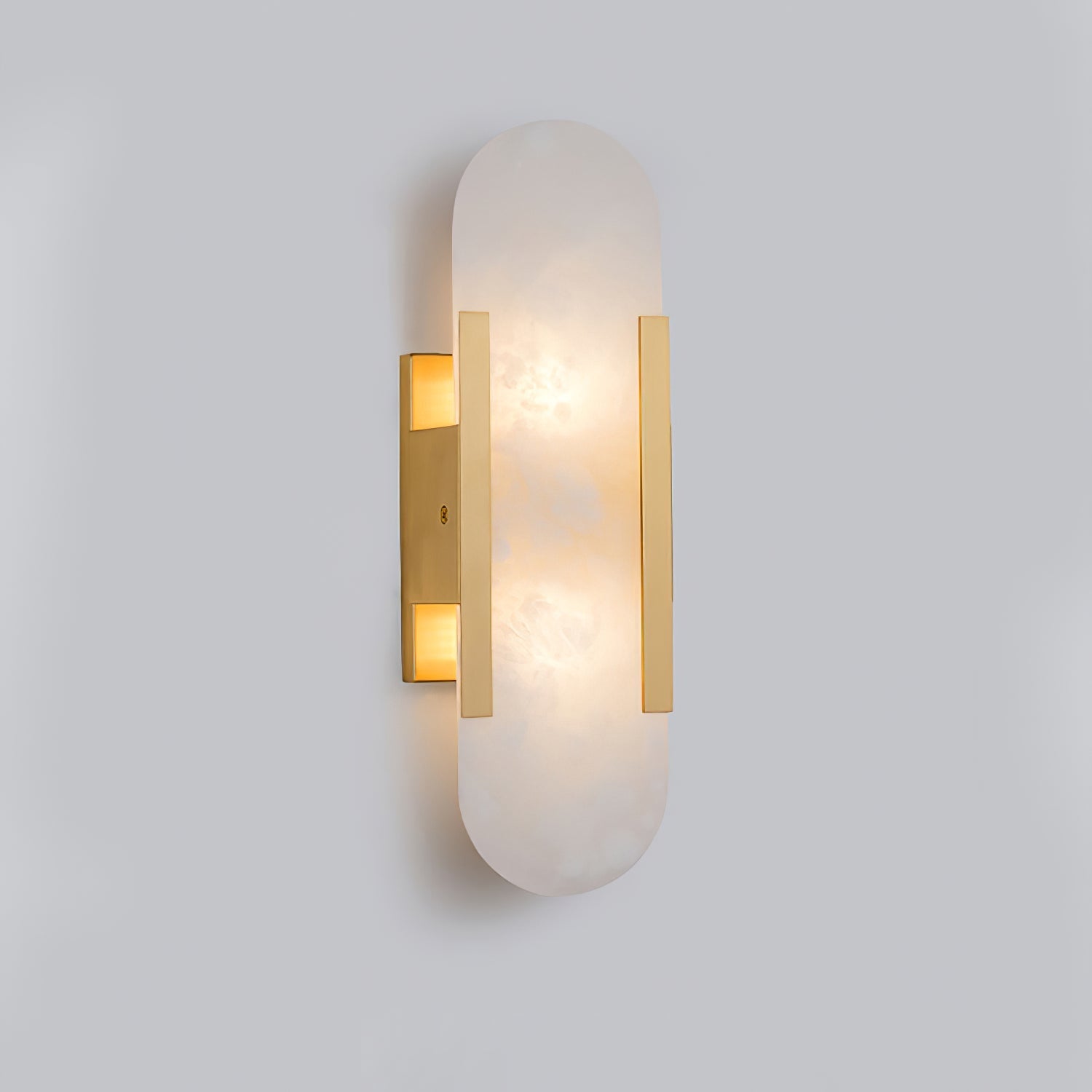 Alabaster Wandlampe Geometrisch, Modernes Design Dimmbar