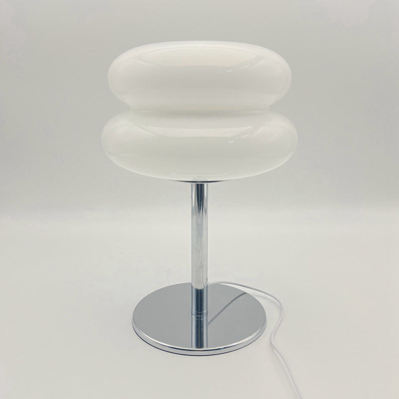 Retro Tischlampe Glas, Wolkenform, Modernes Design, G9