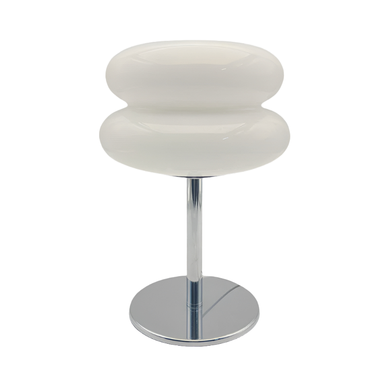 Retro Tischlampe Glas, Wolkenform, Modernes Design, G9