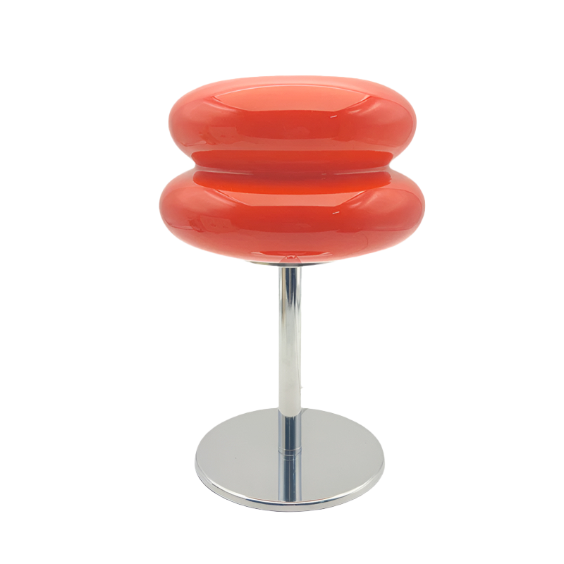 Retro Tischlampe Glas, Wolkenform, Modernes Design, G9