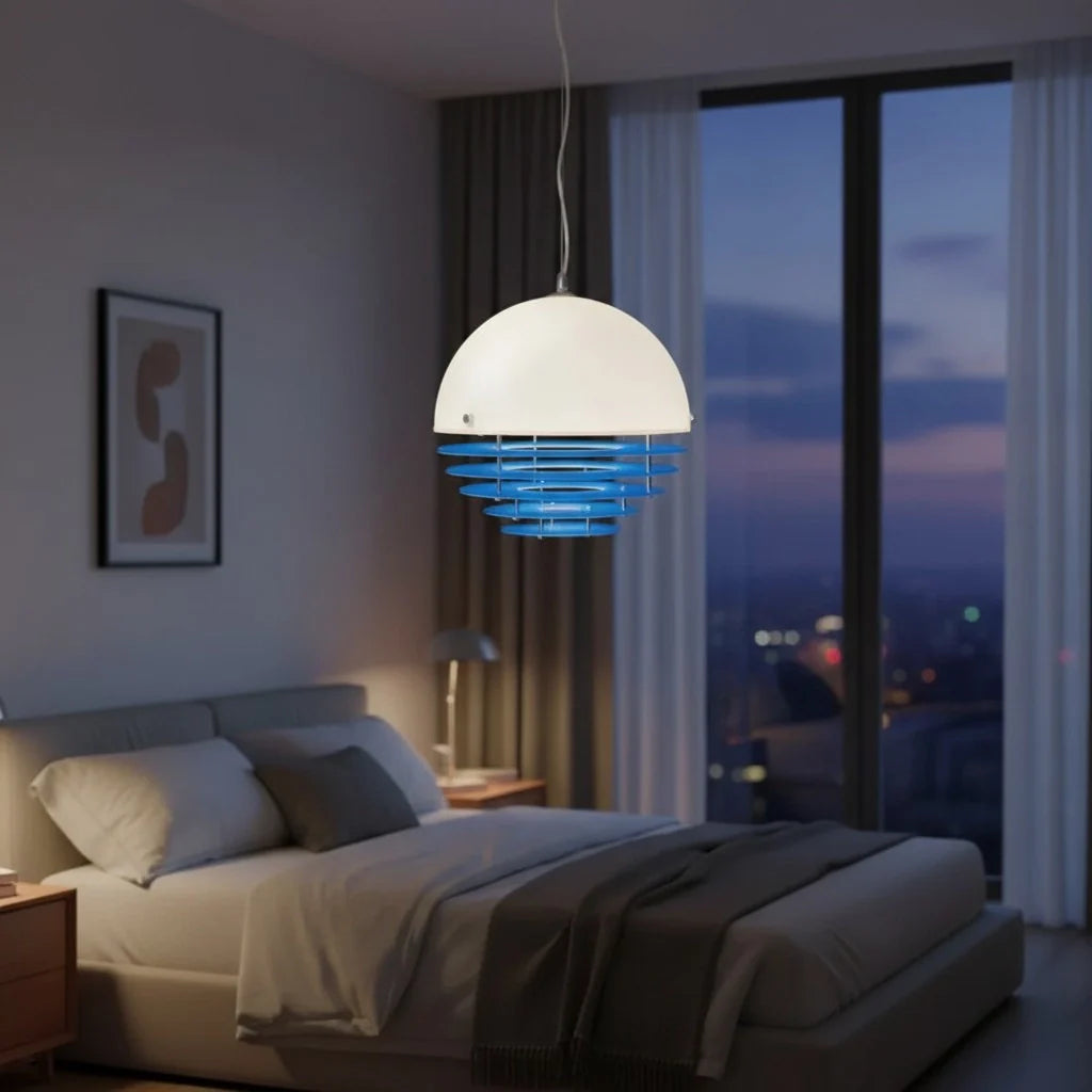 Keramik Wandleuchte Blume, LED Wandlampe rund modern