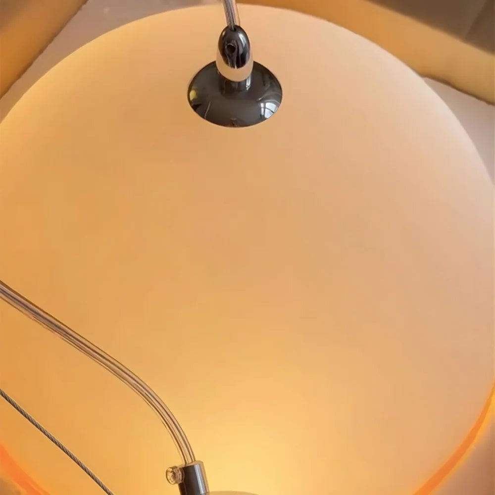 Keramik Wandleuchte Blume, LED Wandlampe rund modern