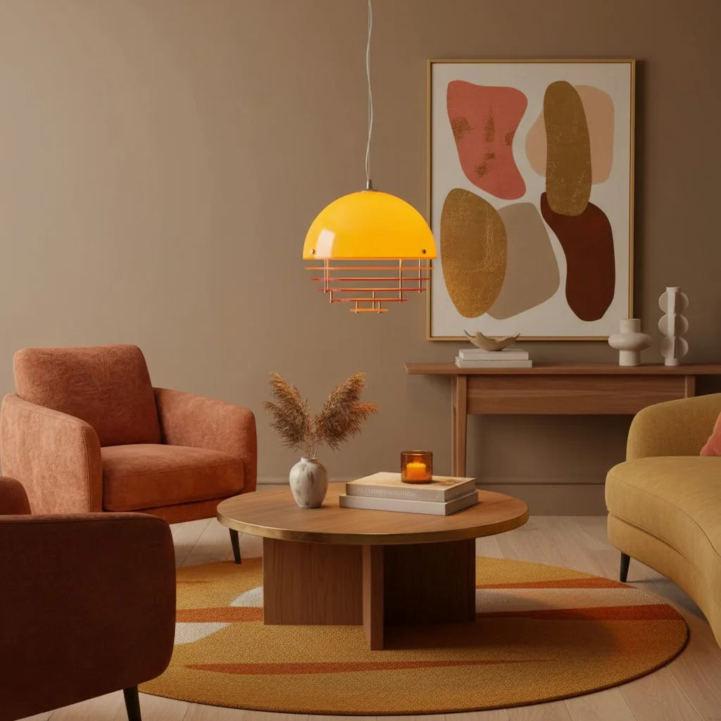 Keramik Wandleuchte Blume, LED Wandlampe rund modern