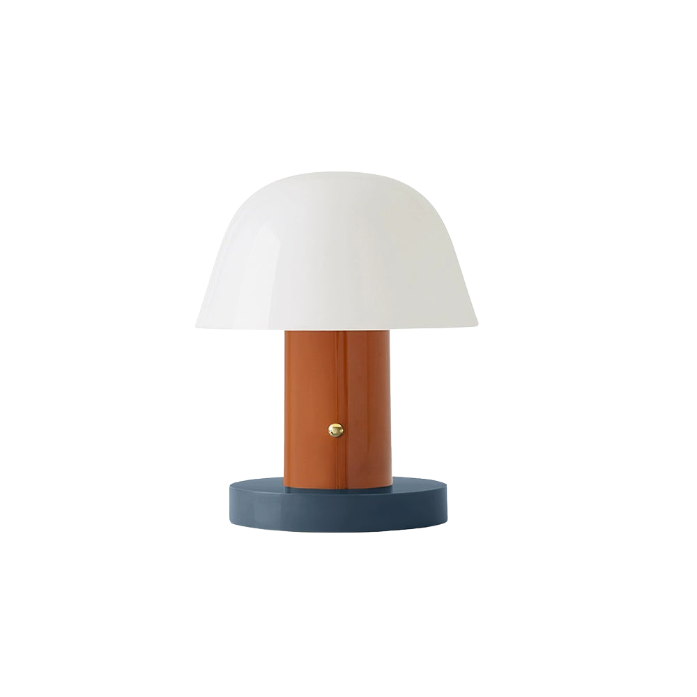 Pilzlampe Touch Dimmbar, Kabellose LED Tischlampe Wiederaufladbar