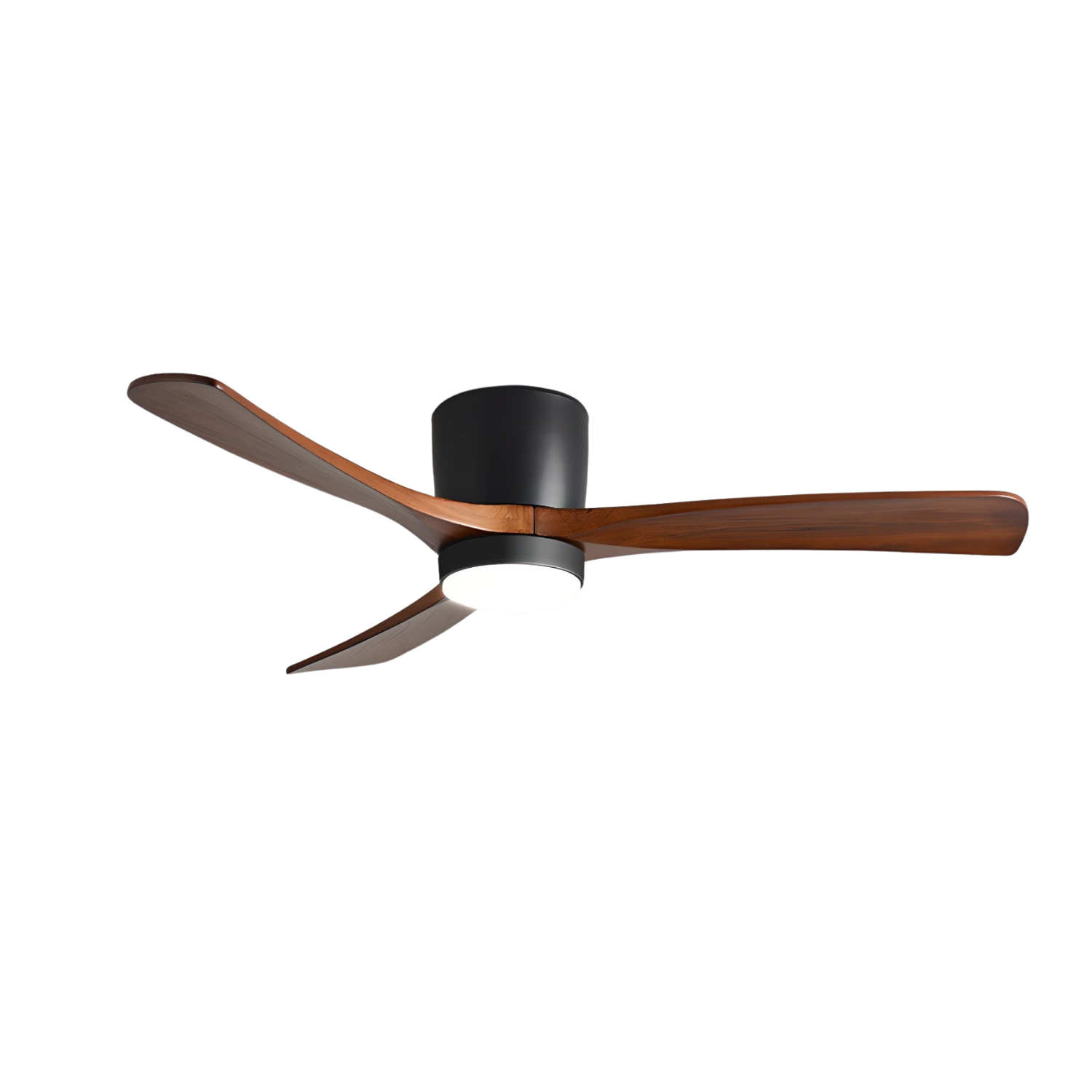 Deckenventilator mit Licht Leise Holz, LED Ventilator DC Motor 106–132 cm