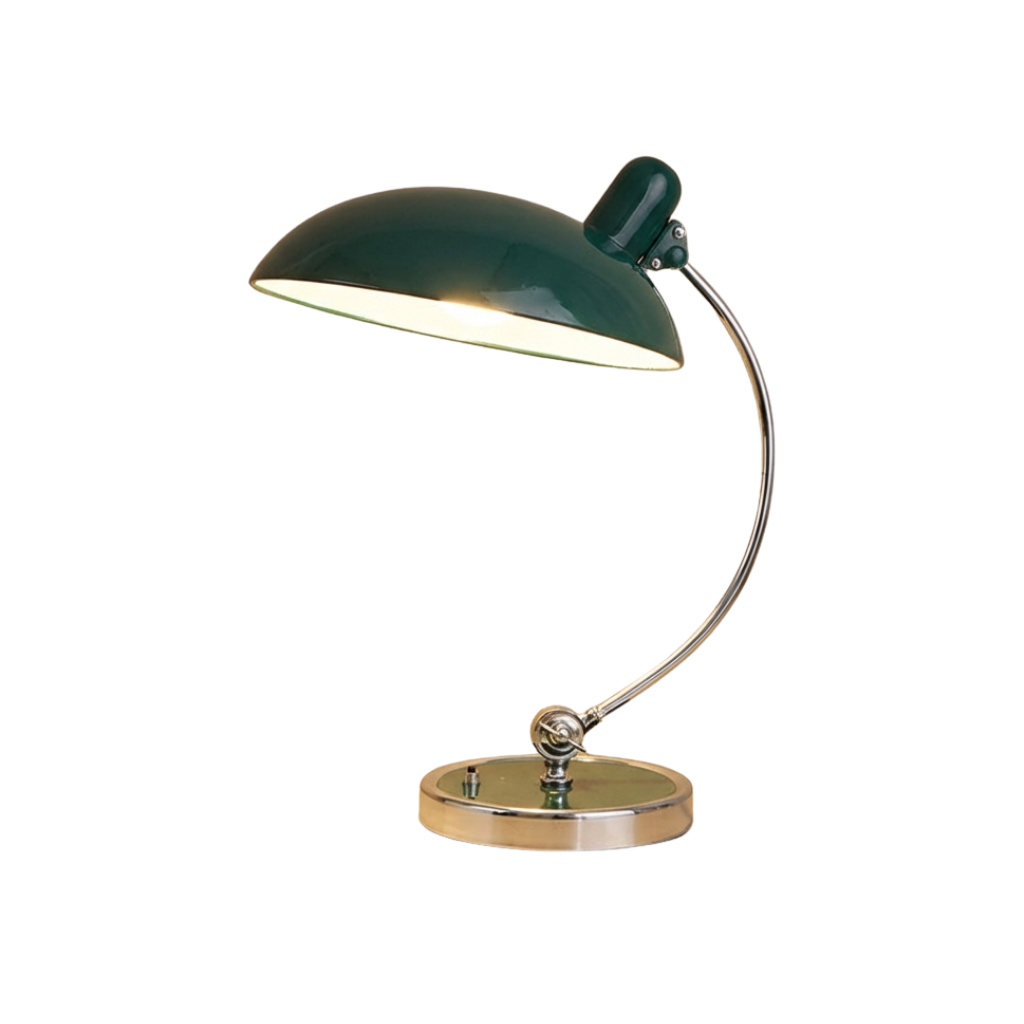 Tischlampe Metall Vintage, Dänisches Design für Schreibtisch