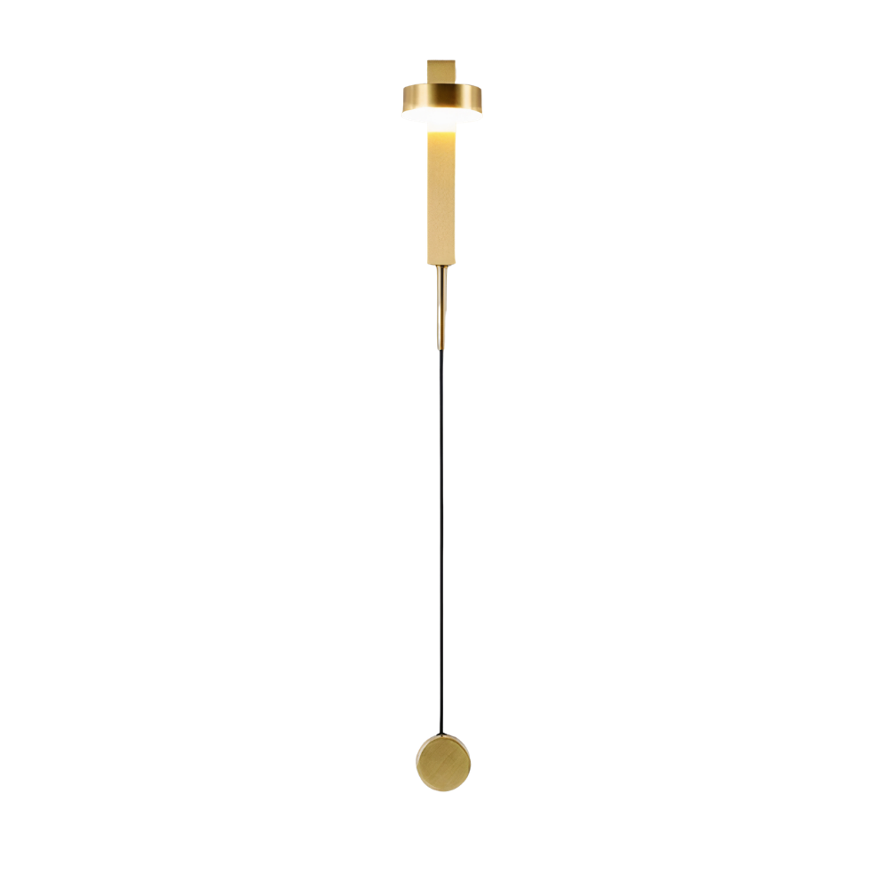 LED Wandleuchte mit Dimmer, Up & Down, Modern, Schwarz/Gold