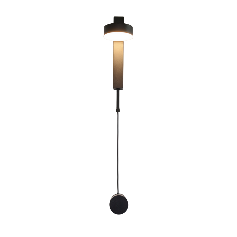 LED Wandleuchte mit Dimmer, Up & Down, Modern, Schwarz/Gold