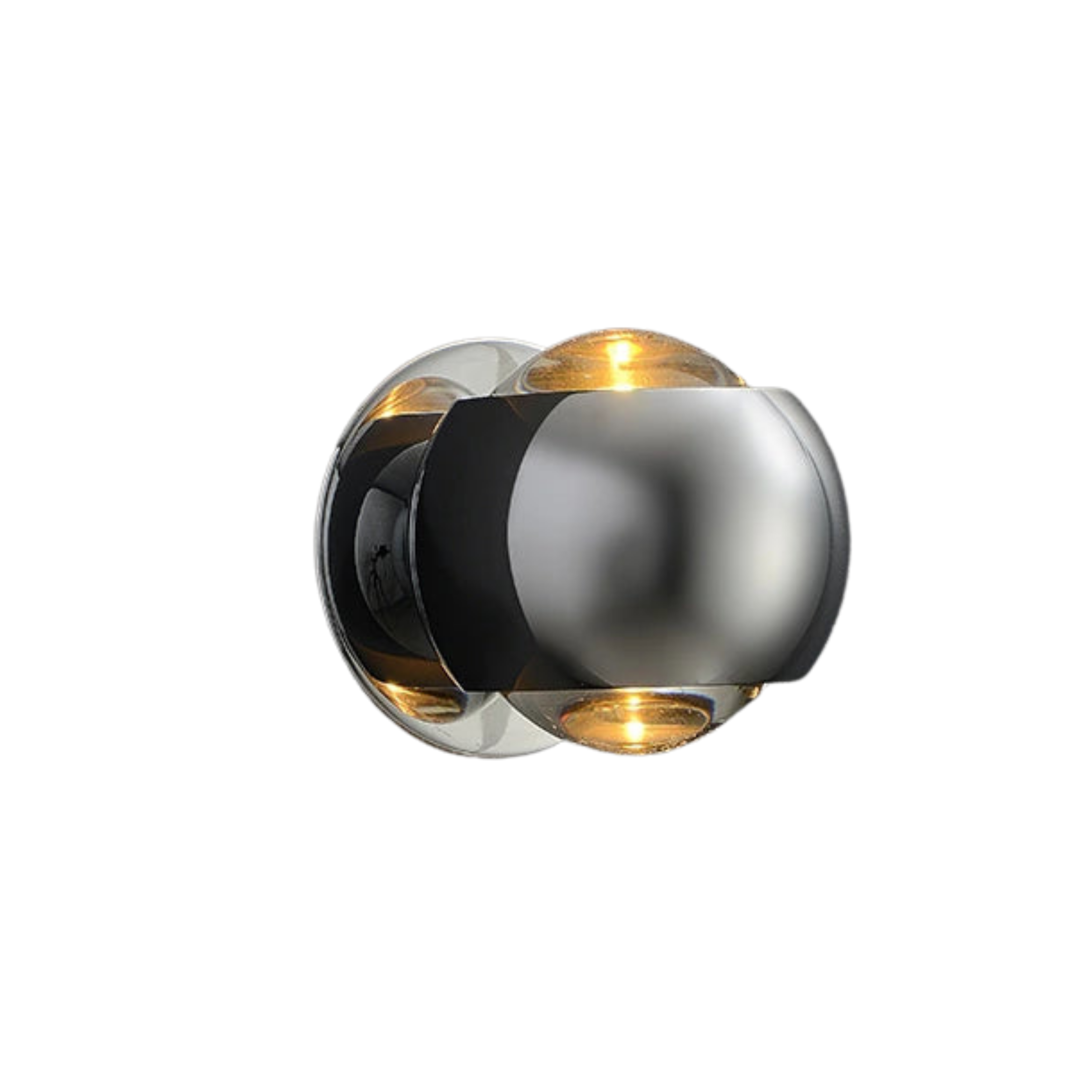LED Wandleuchte Up Down Drehbar, Moderne Wandlampe Metall Glas G9