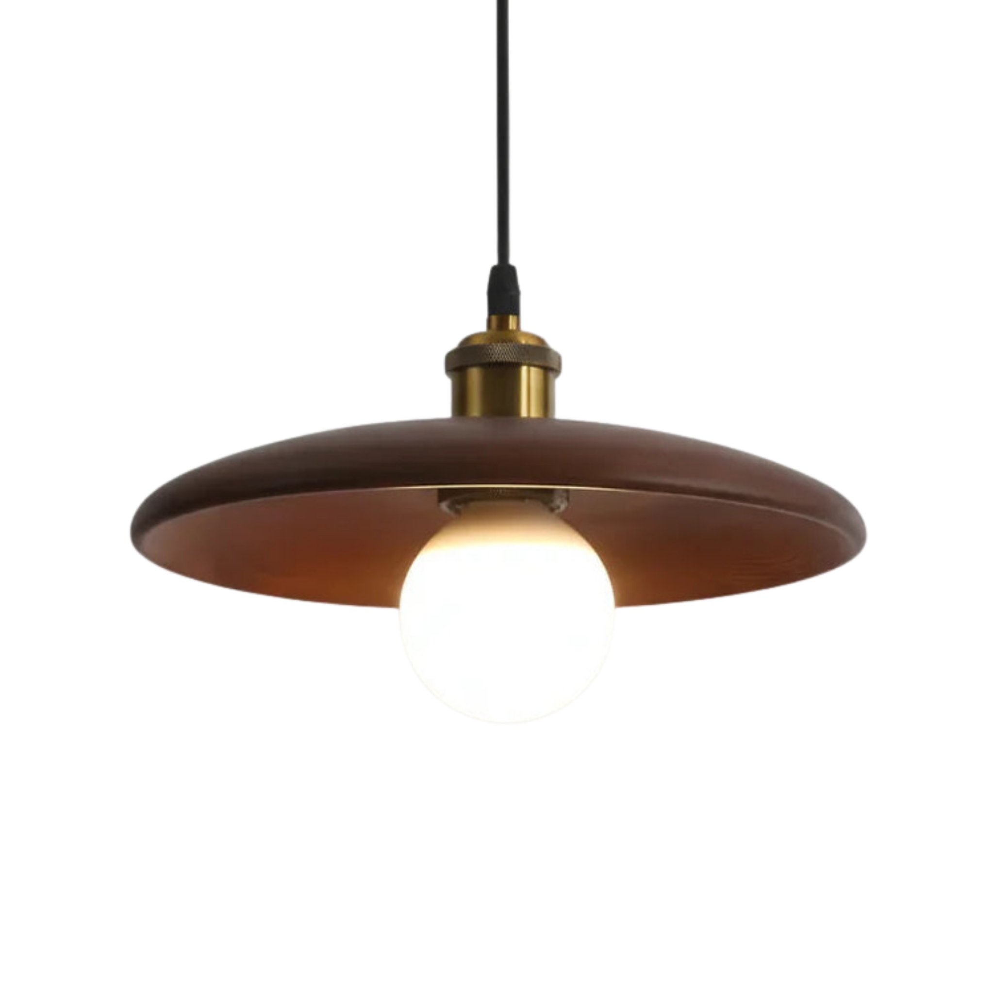 Hängelampe Holz Skandinavisch, Moderne Pendelleuchte Minimalistisch LED