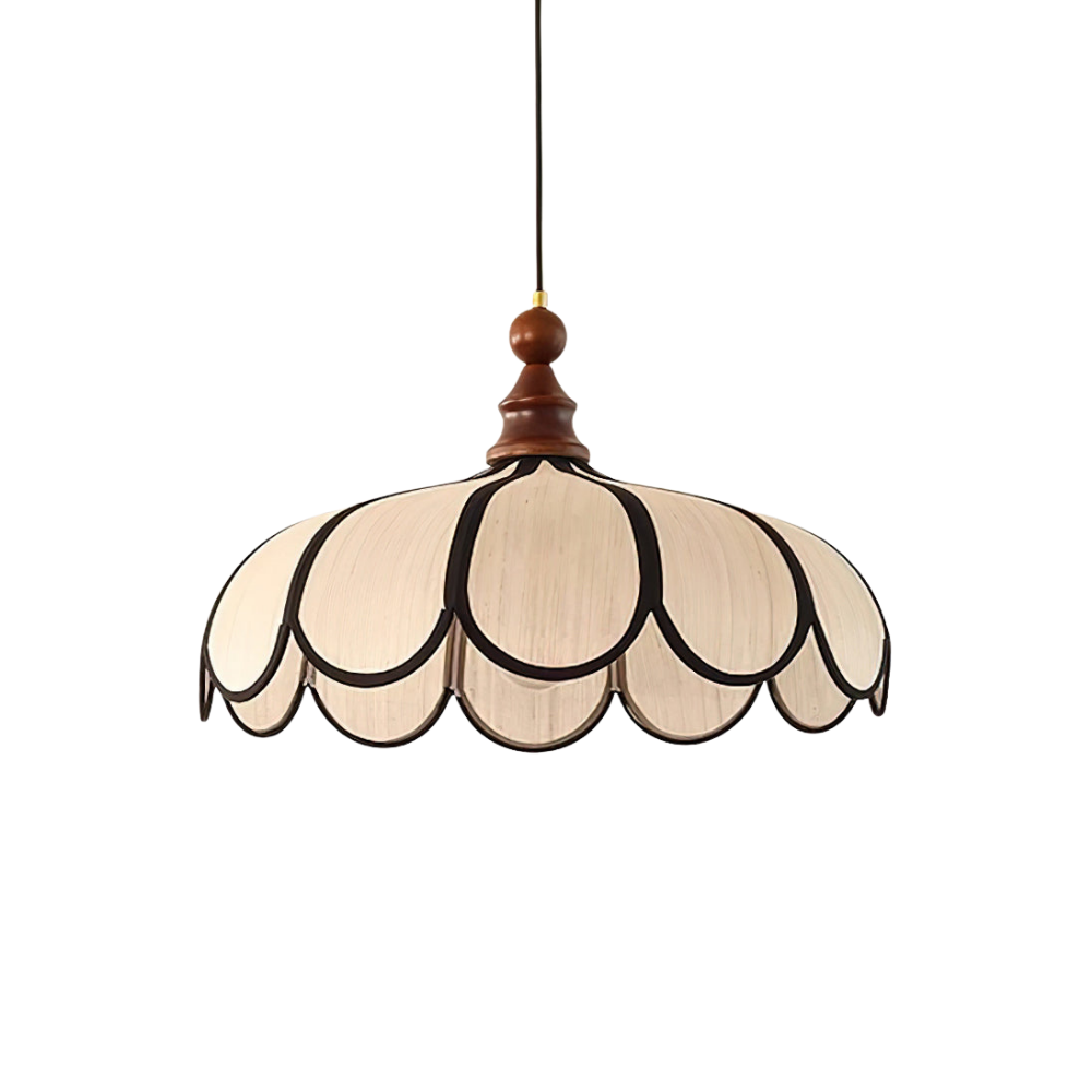 Rattan Pendelleuchte, Geflochtene Hängeleuchte Natur Holz