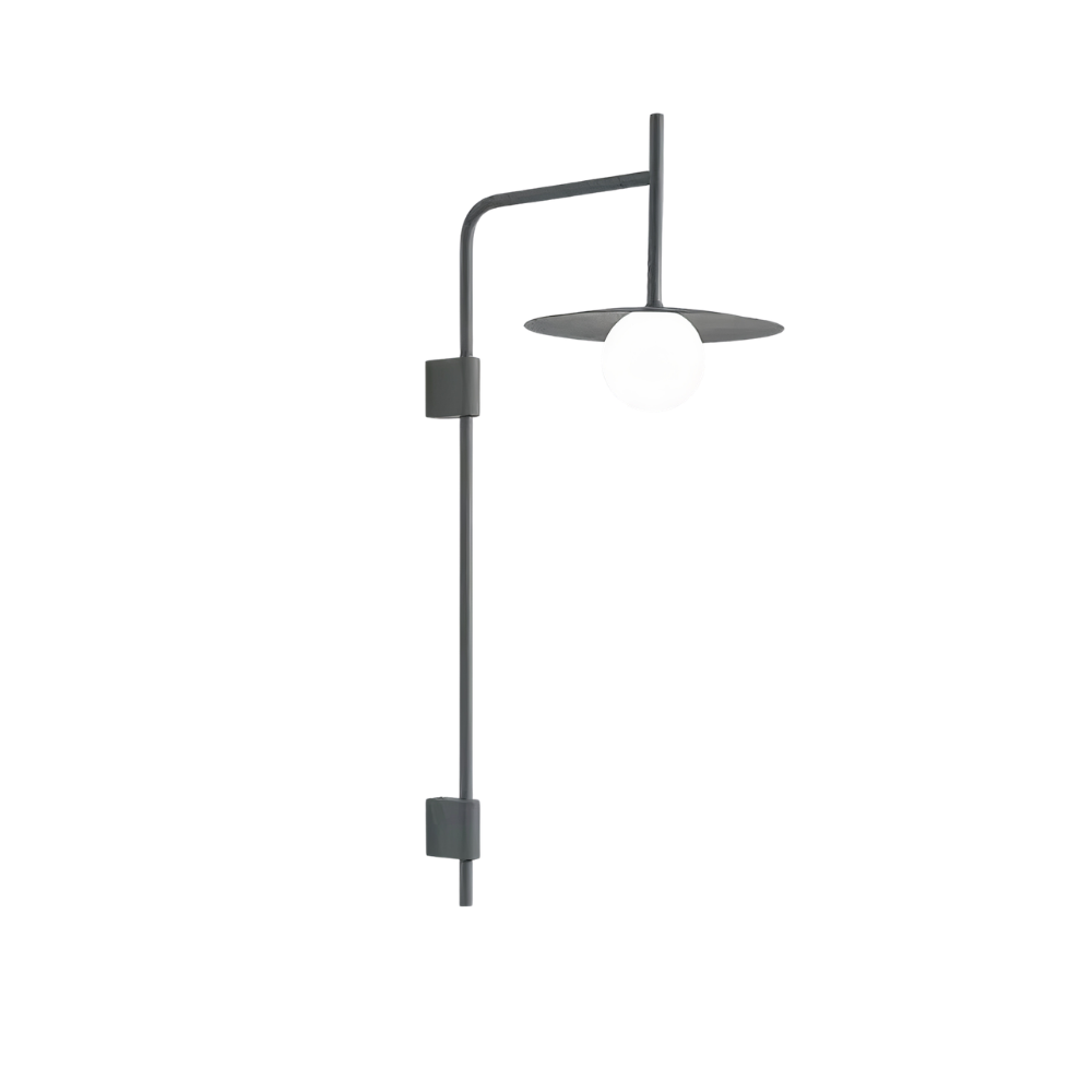 LED Wandleuchte verstellbar, Leselampe Wand schwarz grau weiß