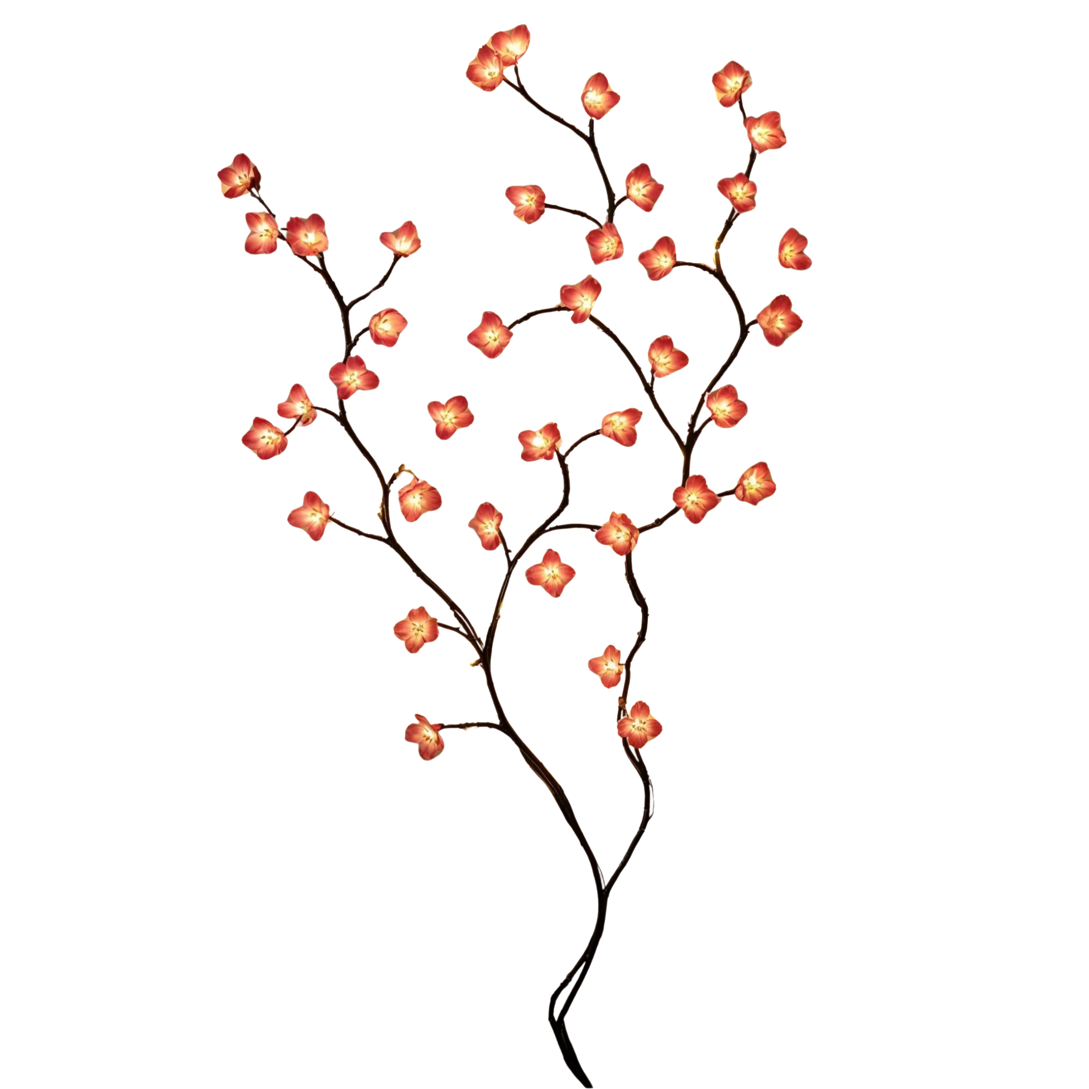 Kirschblüten Lichterkette LED, Rosa Lichterkette USB