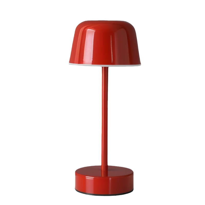 Kabellose LED Tischlampe dimmbar, Tischleuchte Aluminium