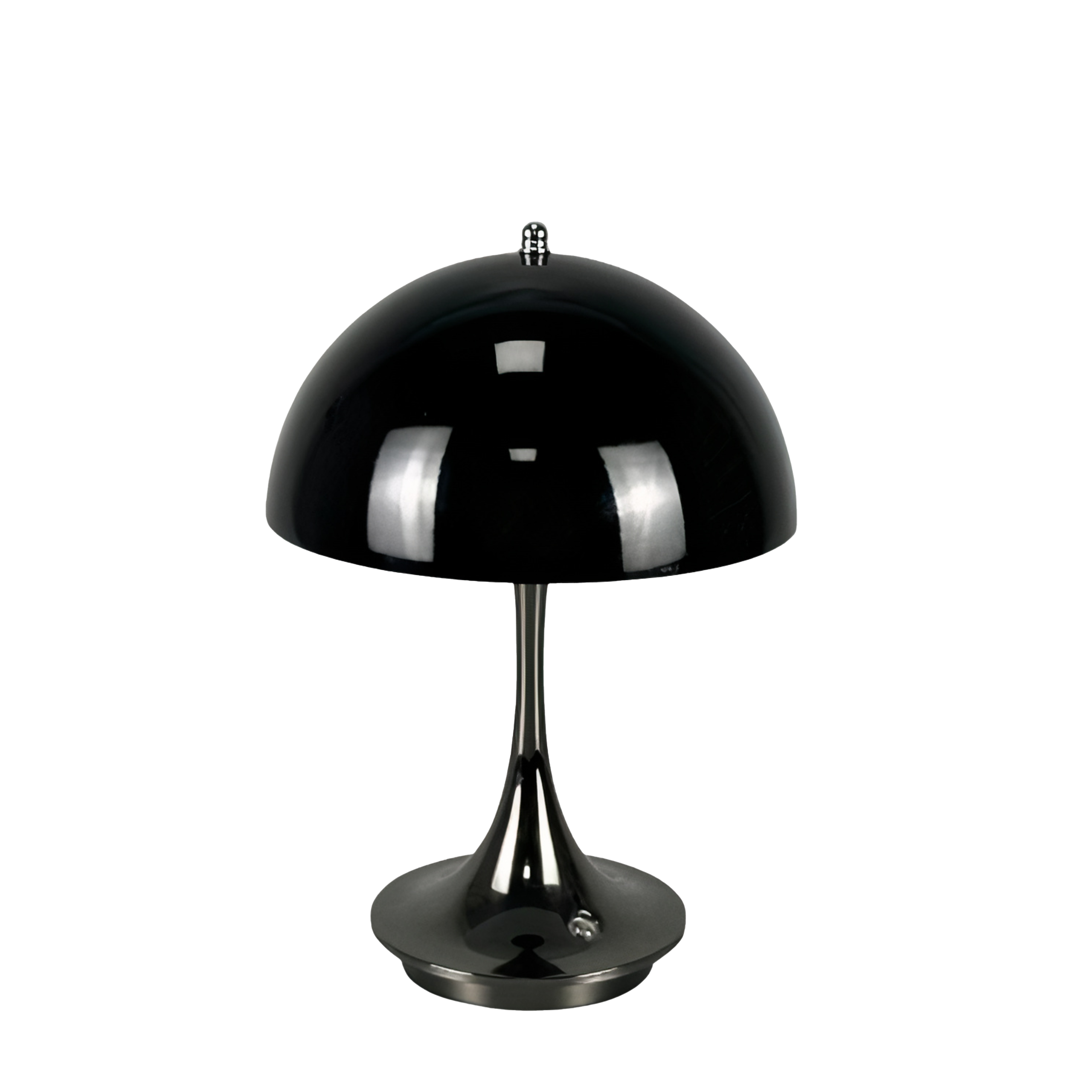 Pilz Tischlampe LED dimmbar Touch, Kabellose Tischleuchte