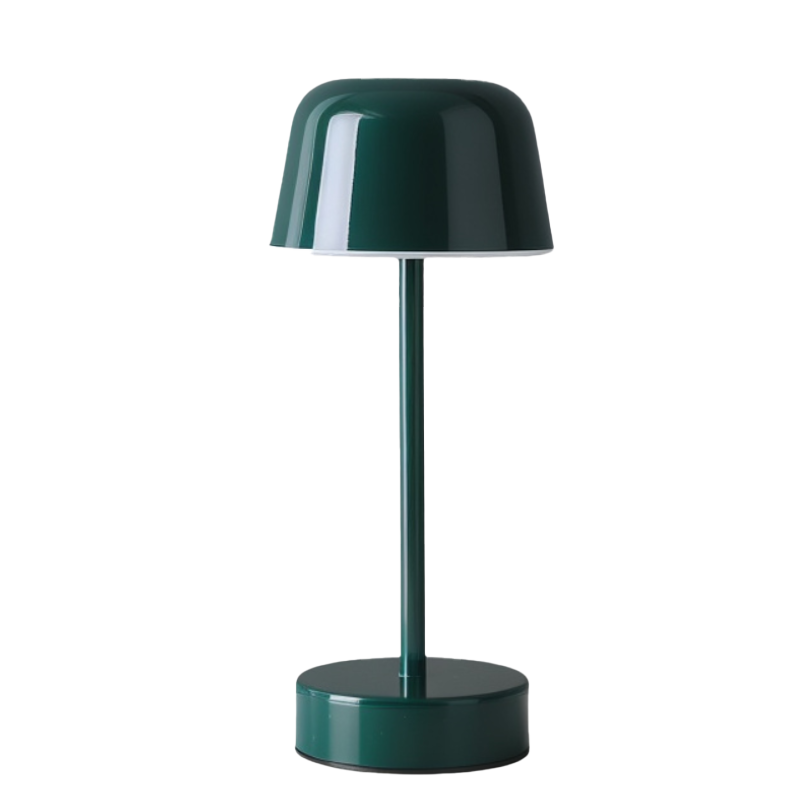 Kabellose LED Tischlampe dimmbar, Tischleuchte Aluminium