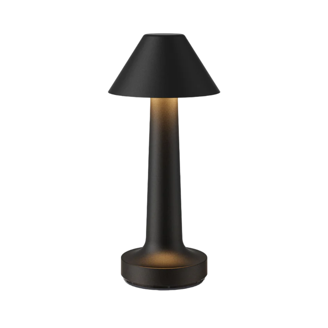 Kabellose LED Tischlampe Metall, Akku, Dimmbar, USB-C