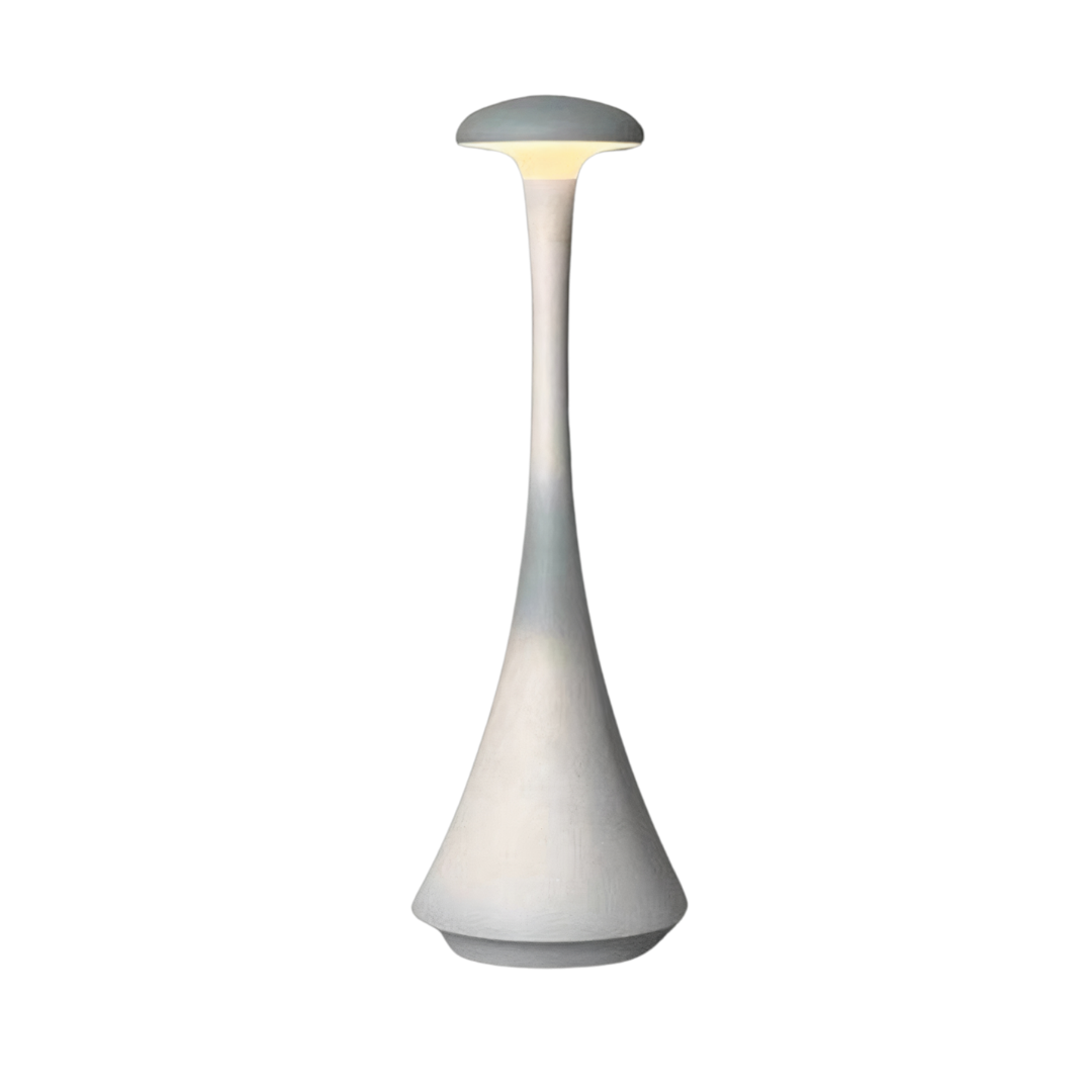 Kabellose LED Tischlampe mit Akku, Touch dimmbar, 3 Lichtfarben, Aluminium
