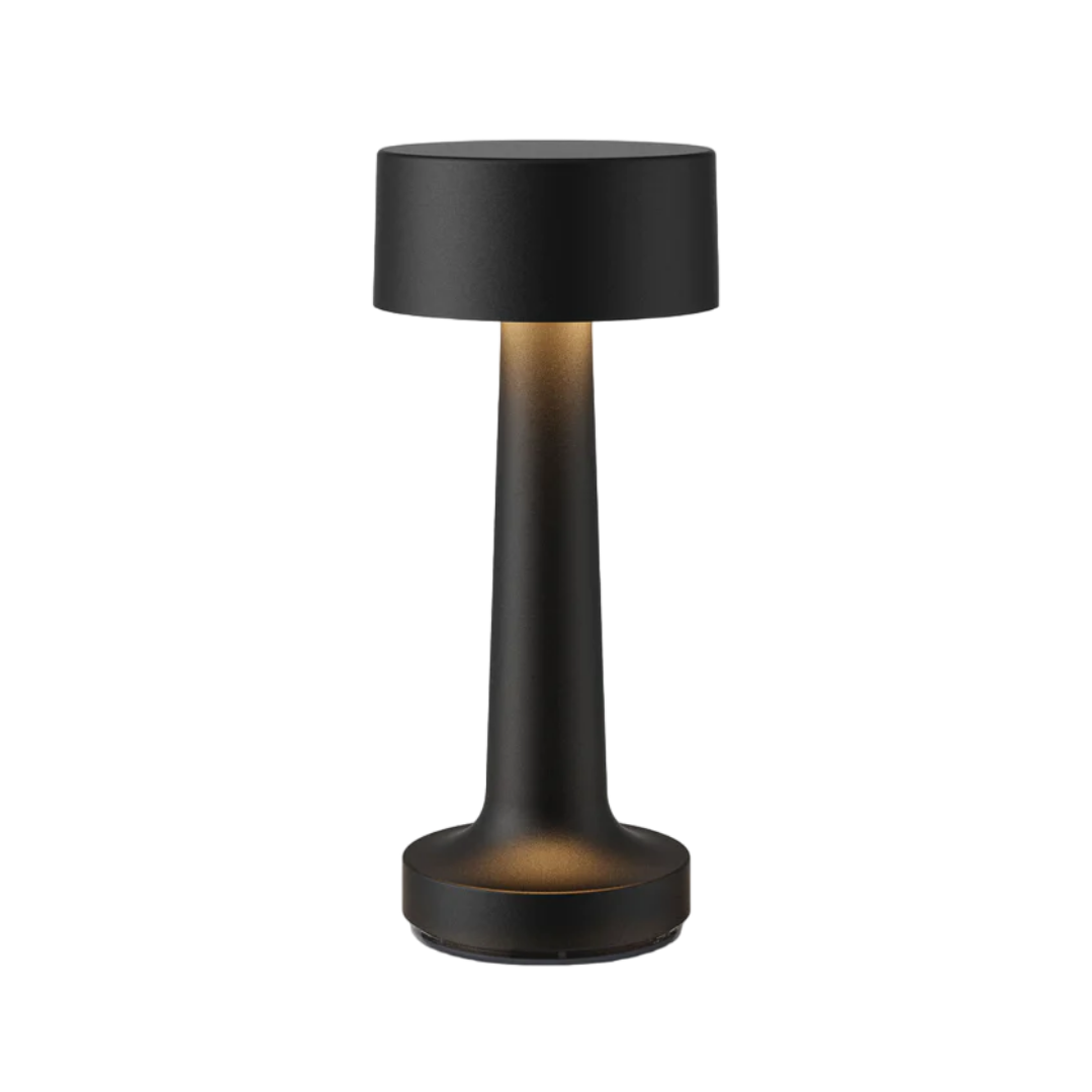 Kabellose LED Tischlampe Metall, Akku, Dimmbar, USB-C