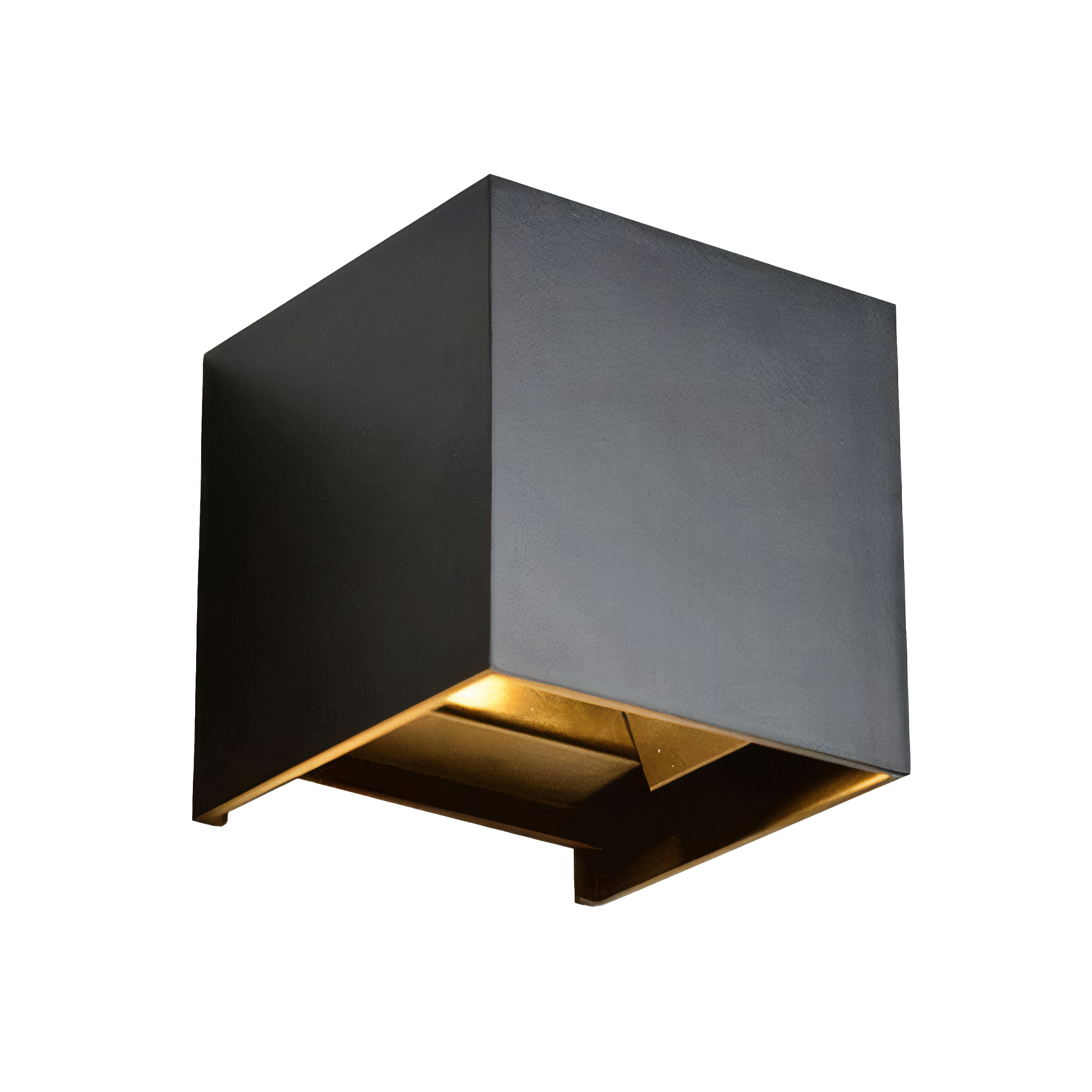 LED Wandleuchte außen IP65, Quadratische Wandlampe verstellbar