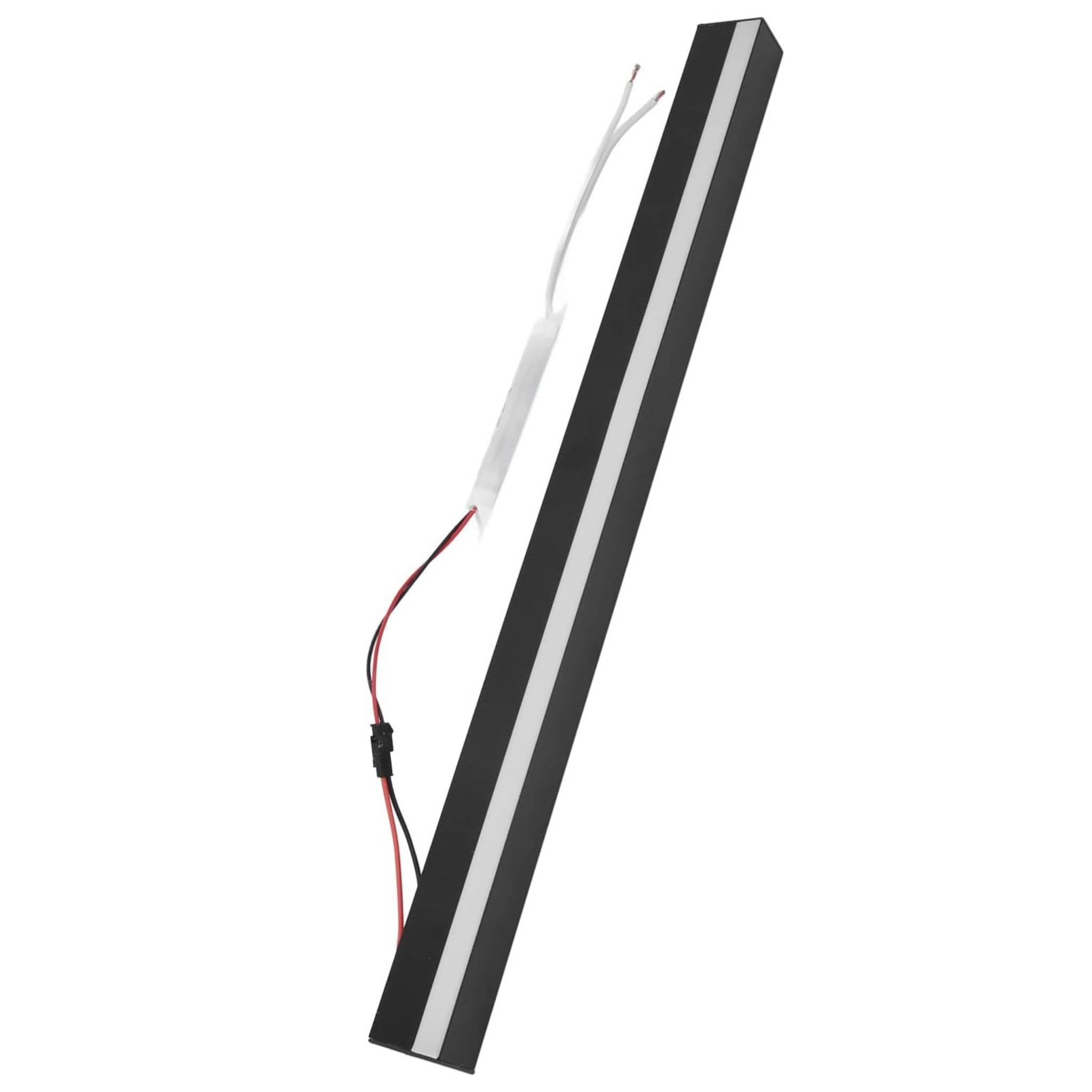 LED Außenwandleuchte Linear Schwarz IP65, Lange Wandlampe 120–200 cm Dimmbar