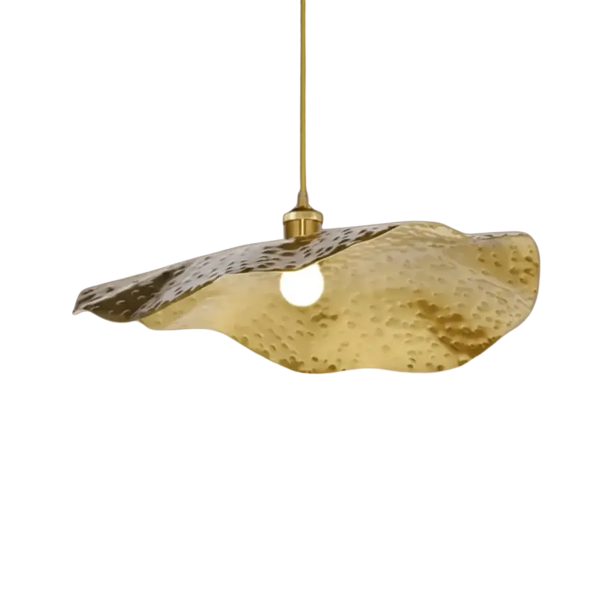 Hängelampe Rund Gold, Pendelleuchte Kugel E27 30/40/50 cm