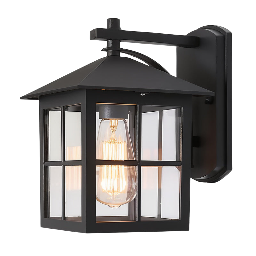 Retro Außen Wandleuchte Laterne, LED Warmweiß, Wetterfest, Klassisches Design