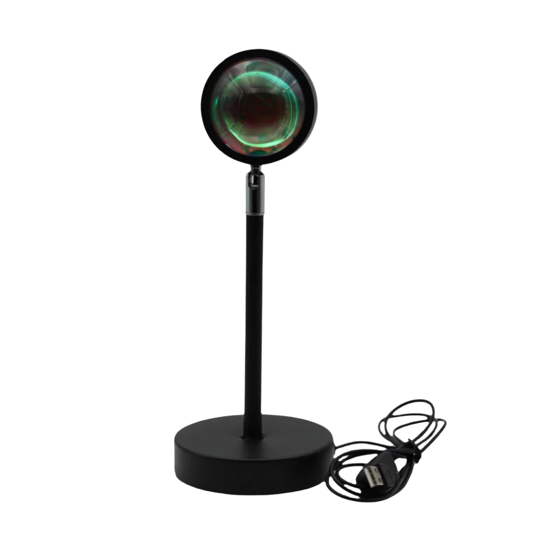 Sunset Lampe LED, 180° Projektor, Dimmbar, USB