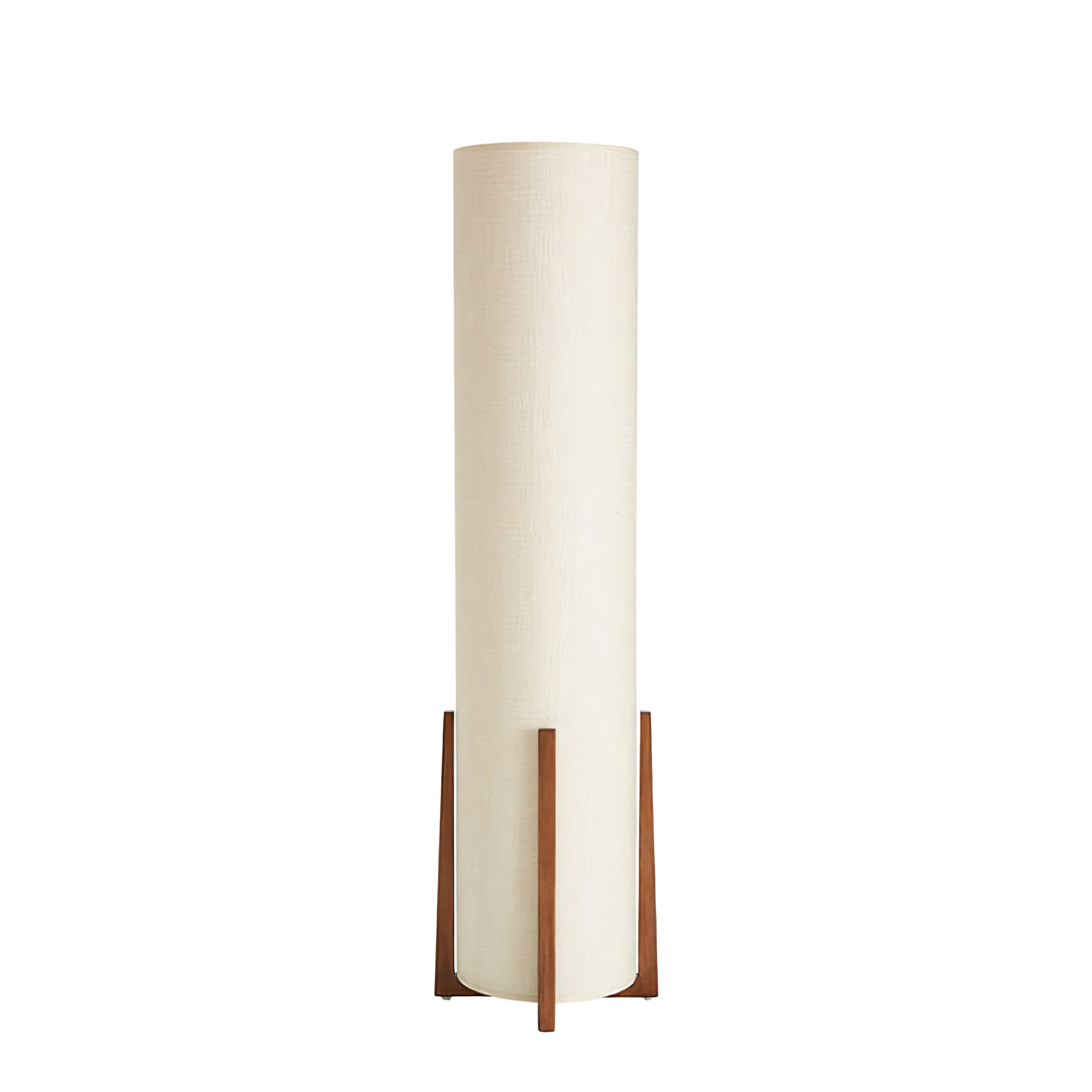 Haselnuss Stehlampe aus Massivholz