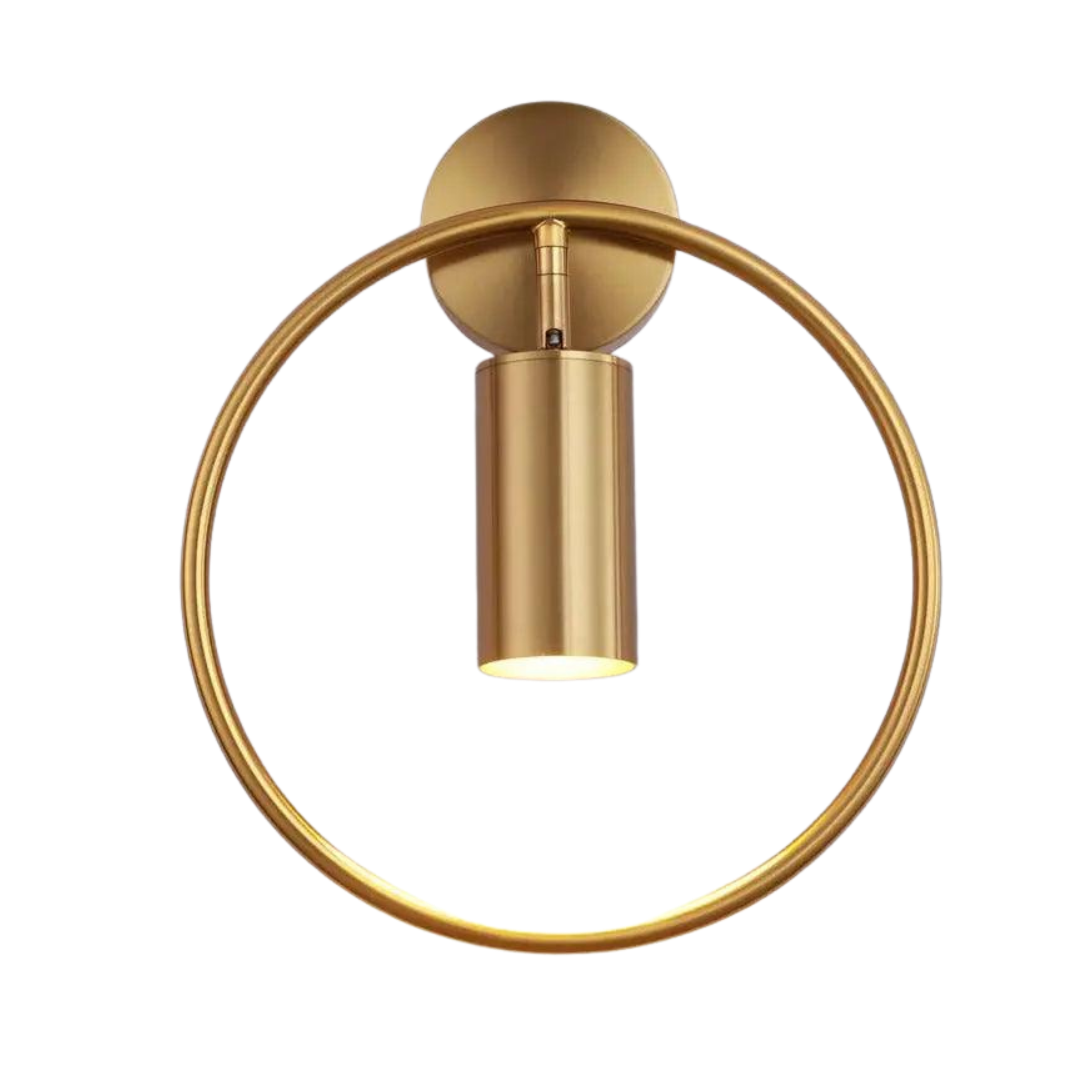 Verstellbare LED Wandlampe Schwarz, Gold, Modernes Design aus Metall