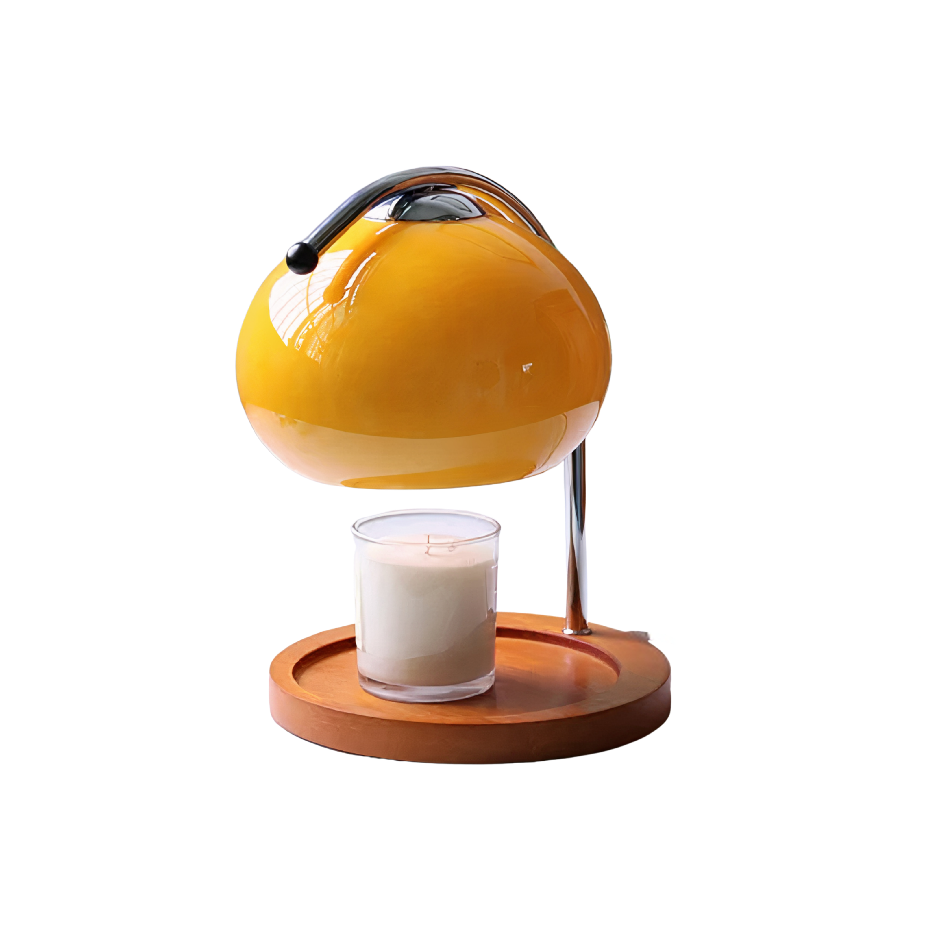 Candle Warmer Tischlampe Glas, Bauhaus Design, Duftkerzenwärmer