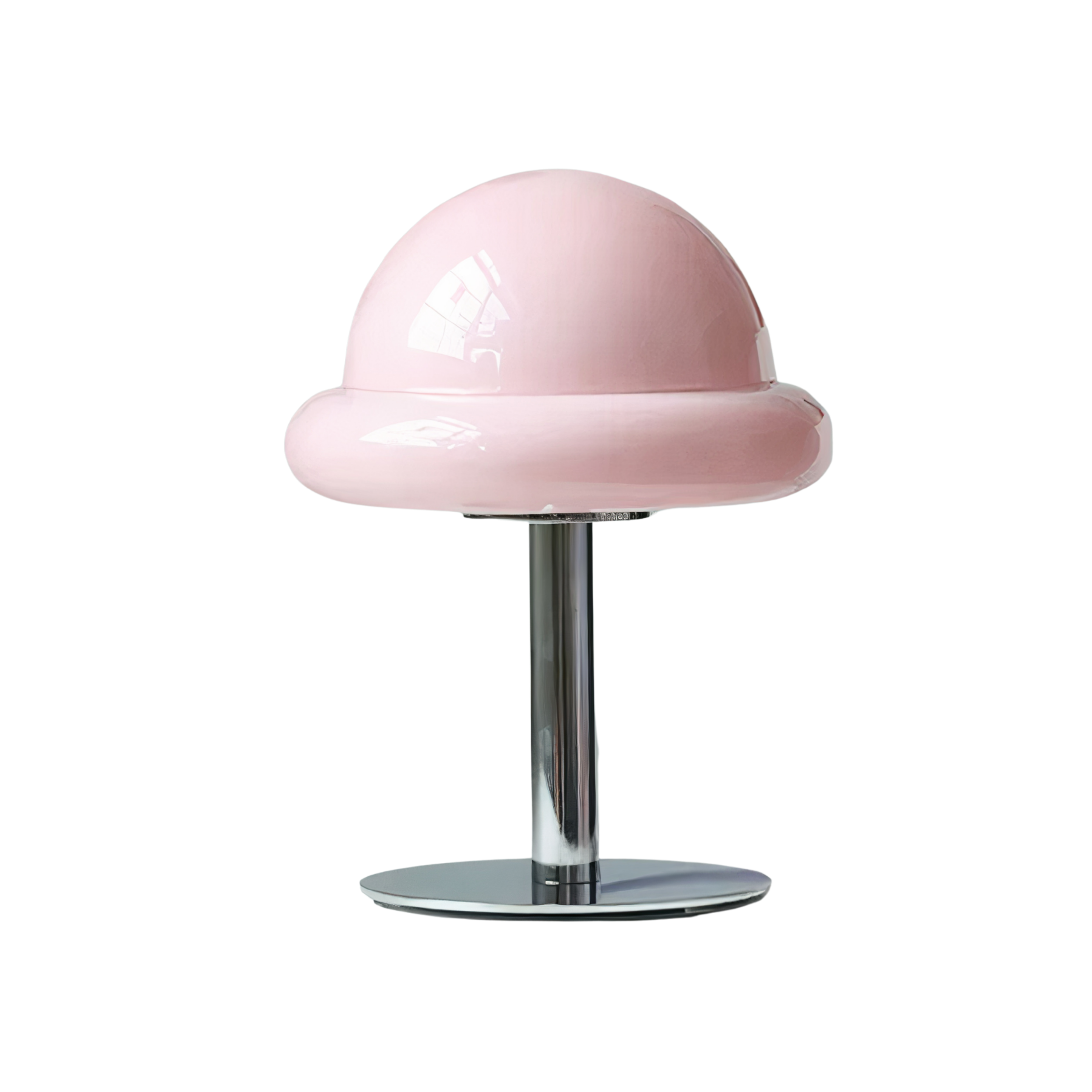 Pilz Tischlampe Glas, Bauhaus Mid-Century Design, LED E27