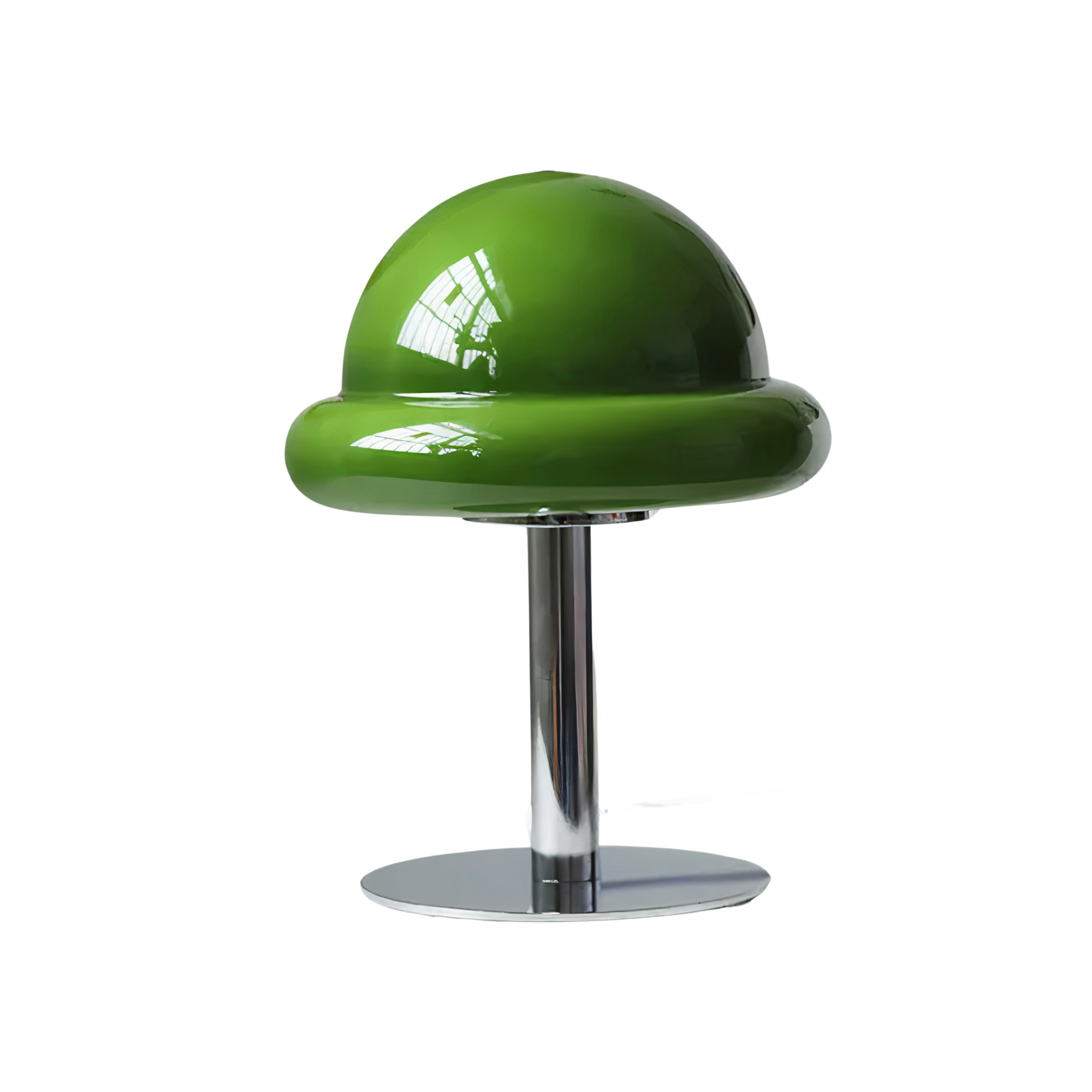 Pilz Tischlampe Glas, Bauhaus Mid-Century Design, LED E27