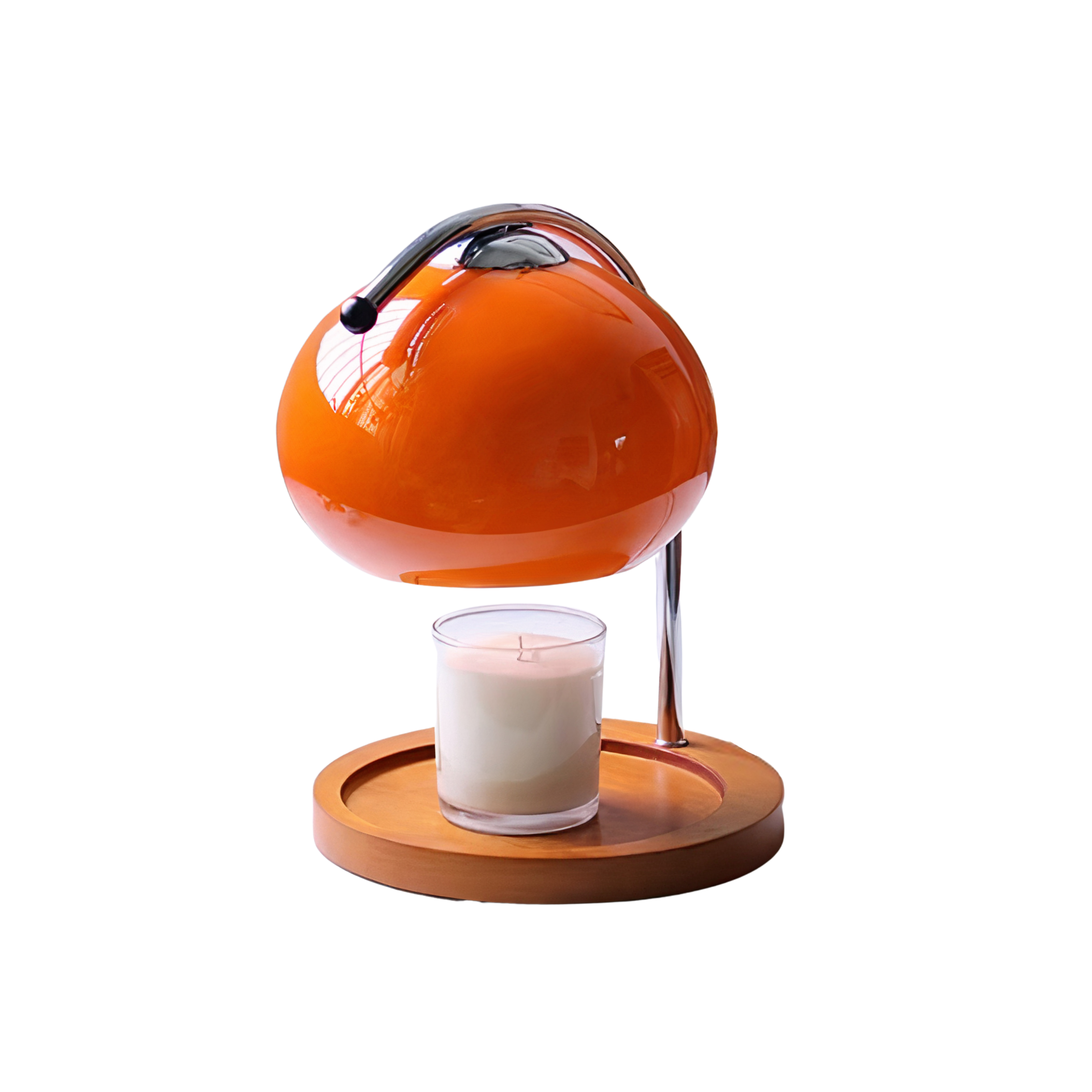 Candle Warmer Tischlampe Glas, Bauhaus Design, Duftkerzenwärmer