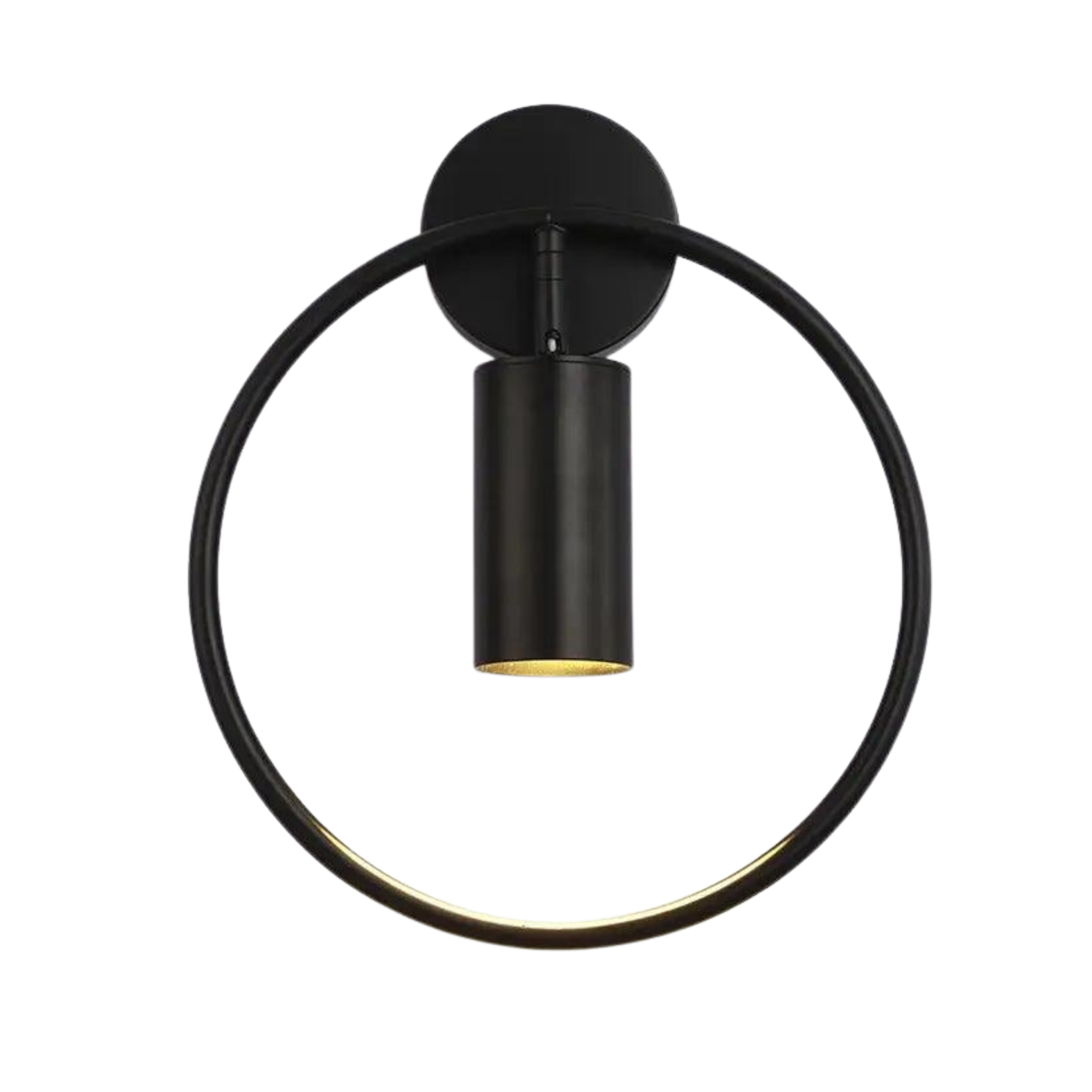 Verstellbare LED Wandlampe Schwarz, Gold, Modernes Design aus Metall