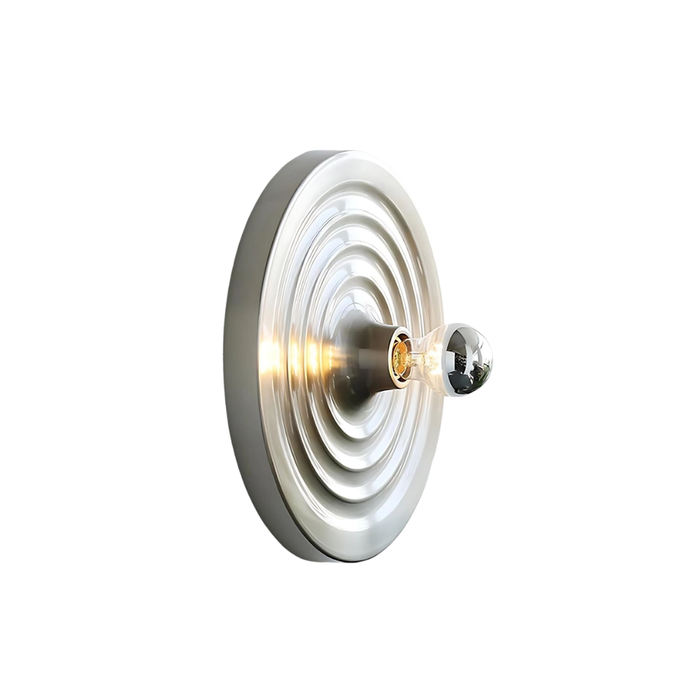 Nordische Retro, Wandlampe rund