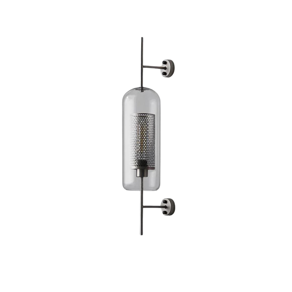 Moderne Wandlampe Metall Glas – Zylinder oder Kugel, nordisches Design