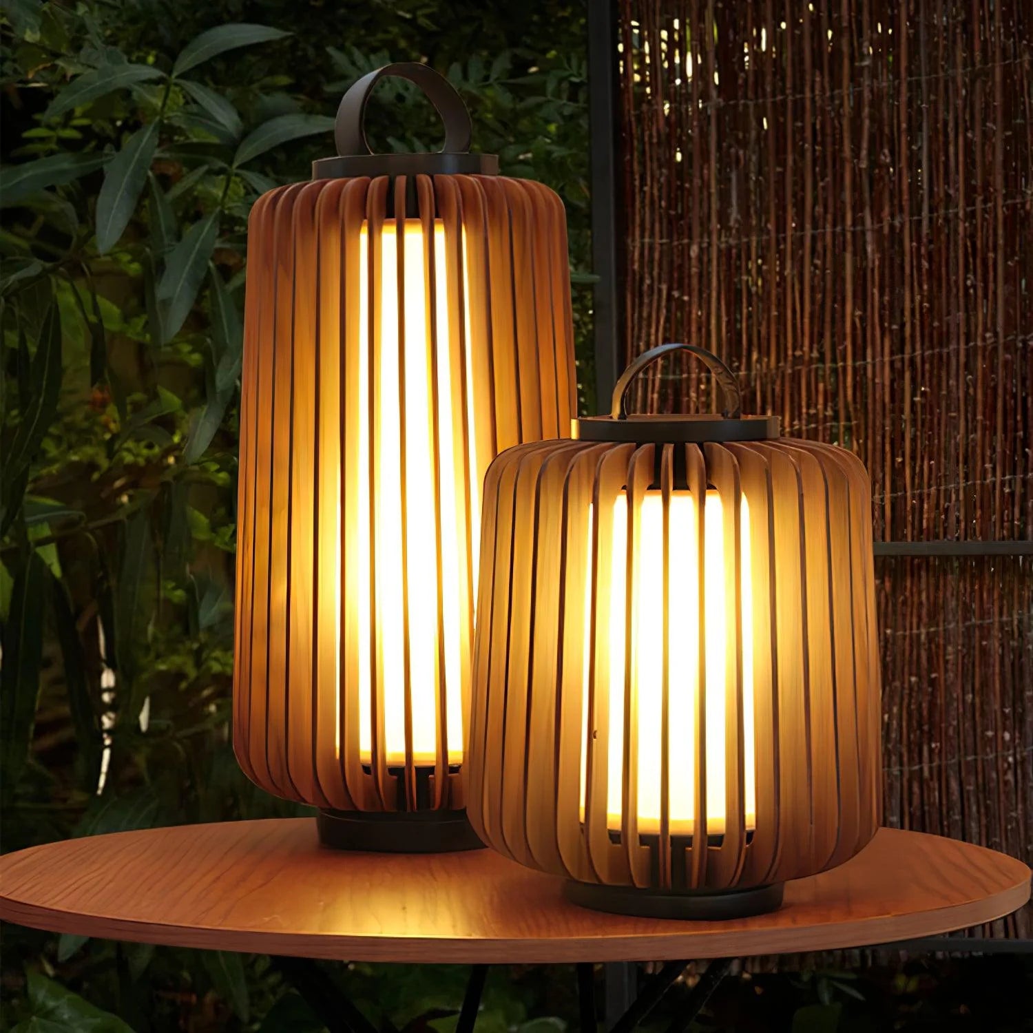 Outdoor Tischleuchte Wiederaufladbar, Kabelloses Design LED Dimmbar