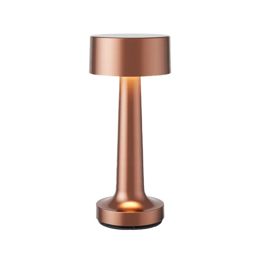 Kabellose LED Tischlampe Metall, Akku, Dimmbar, USB-C