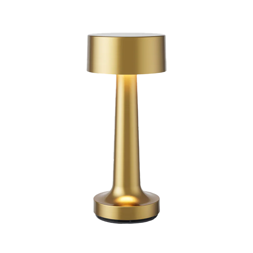 Kabellose LED Tischlampe Metall, Akku, Dimmbar, USB-C
