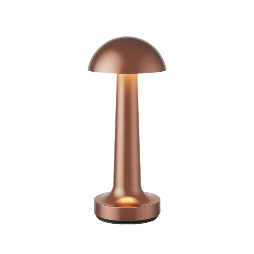 Kabellose LED Tischlampe Metall, Akku, Dimmbar, USB-C