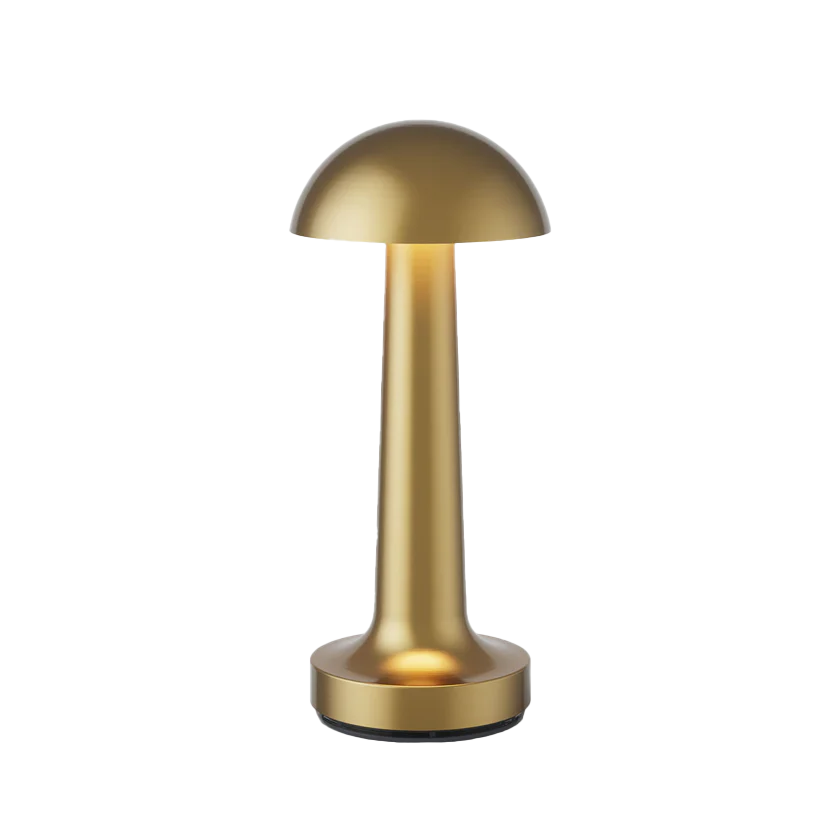 Kabellose LED Tischlampe Metall, Akku, Dimmbar, USB-C