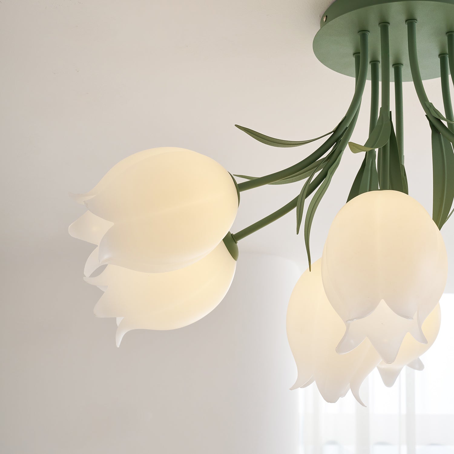 Deckenleuchte Blumen Mehrflammig, LED Deckenlampe Modern 3/9/12 Flammig