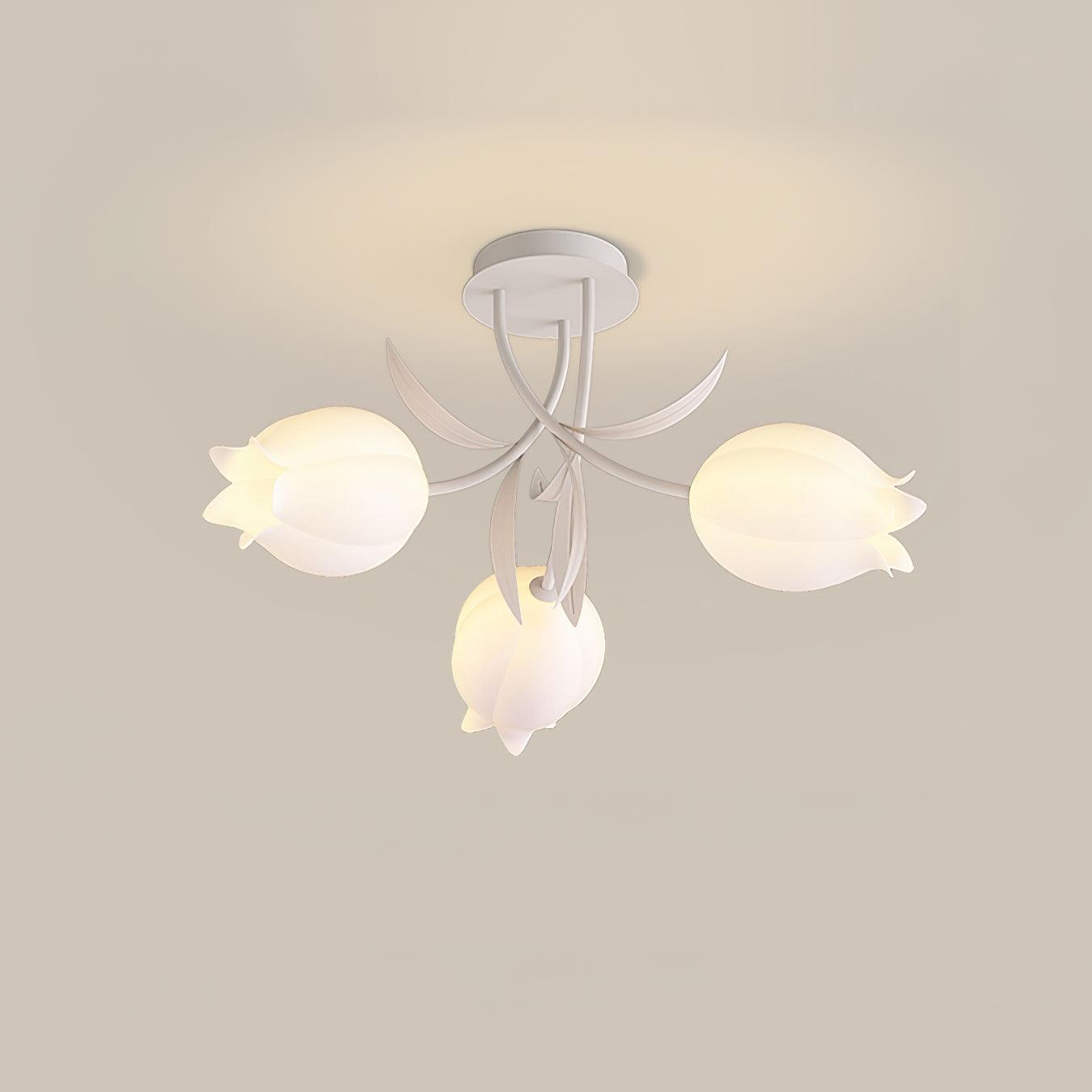 Deckenleuchte Blumen Mehrflammig, LED Deckenlampe Modern 3/9/12 Flammig