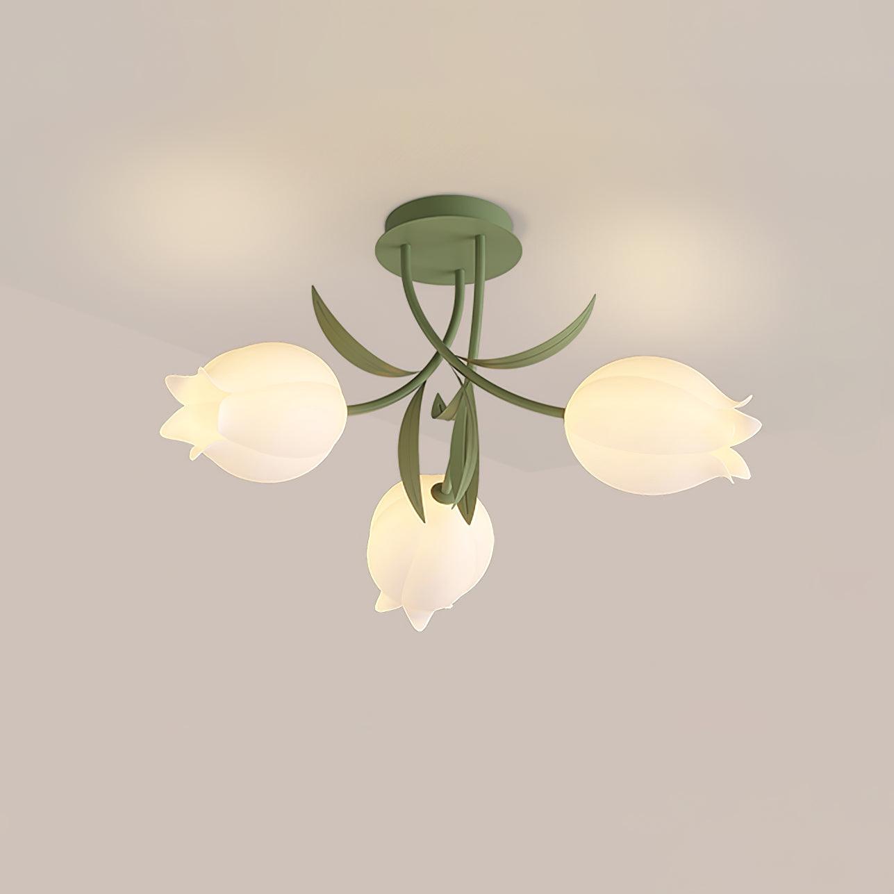 Deckenleuchte Blumen Mehrflammig, LED Deckenlampe Modern 3/9/12 Flammig
