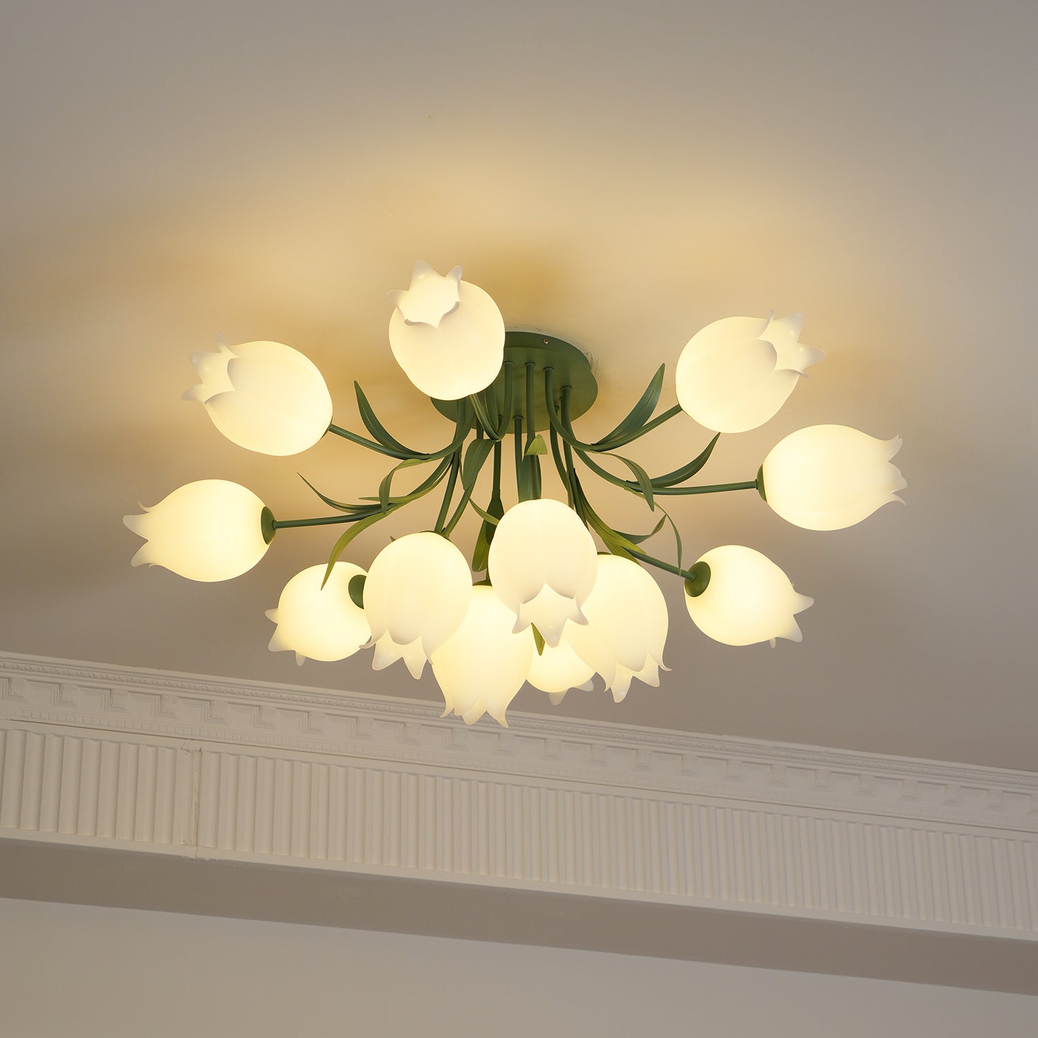 Deckenleuchte Blumen Mehrflammig, LED Deckenlampe Modern 3/9/12 Flammig