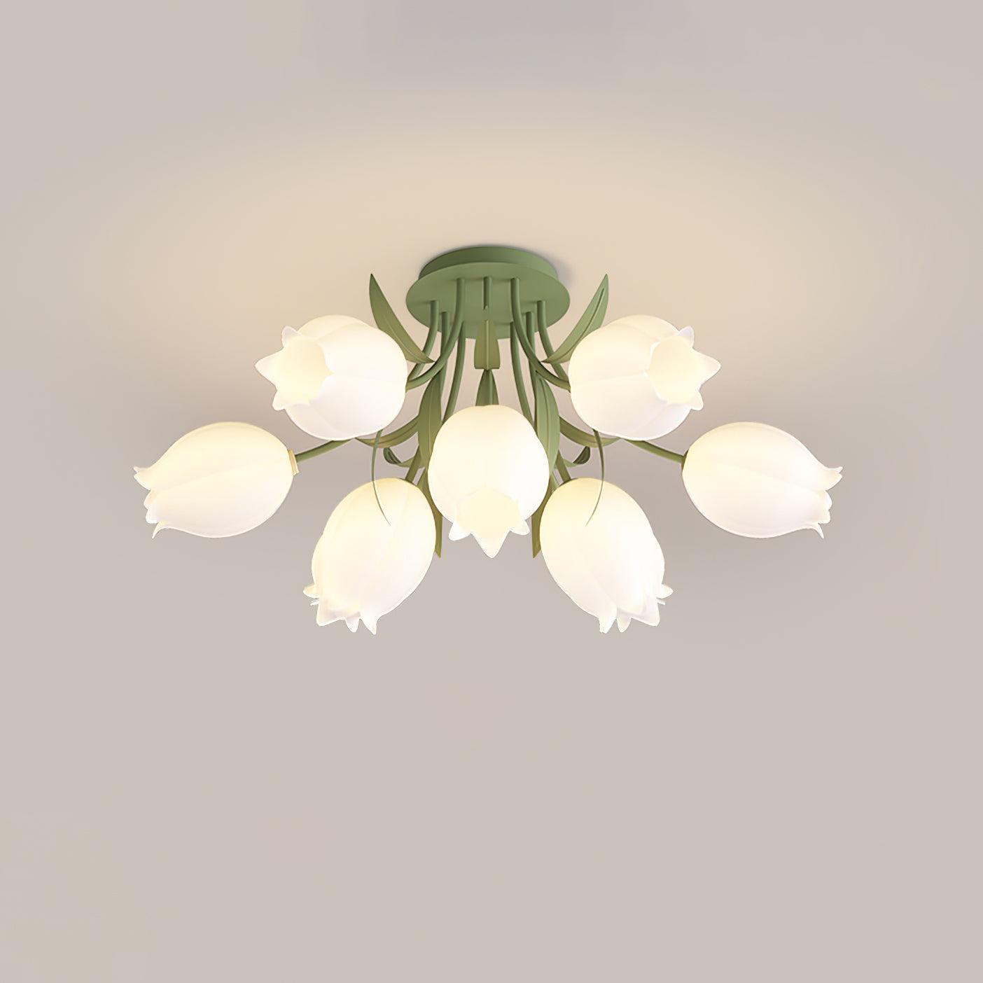 Deckenleuchte Blumen Mehrflammig, LED Deckenlampe Modern 3/9/12 Flammig