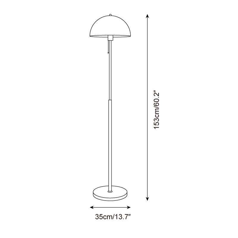 Stehlampe Kugel Amber Holz, Mid Century Design Stehleuchte E27