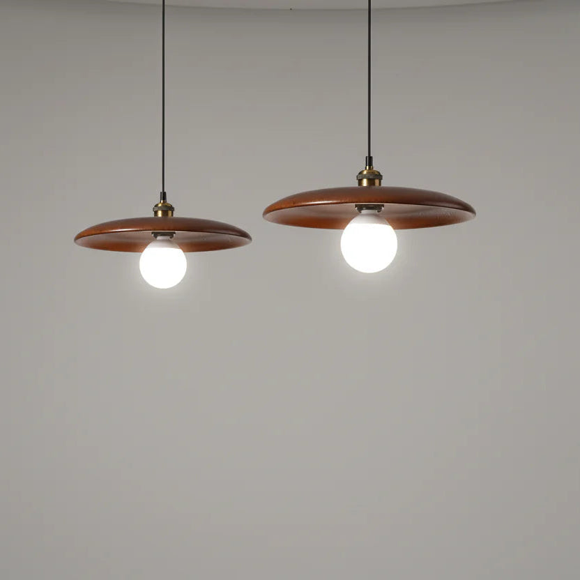 Hängelampe Holz Skandinavisch, Moderne Pendelleuchte Minimalistisch LED